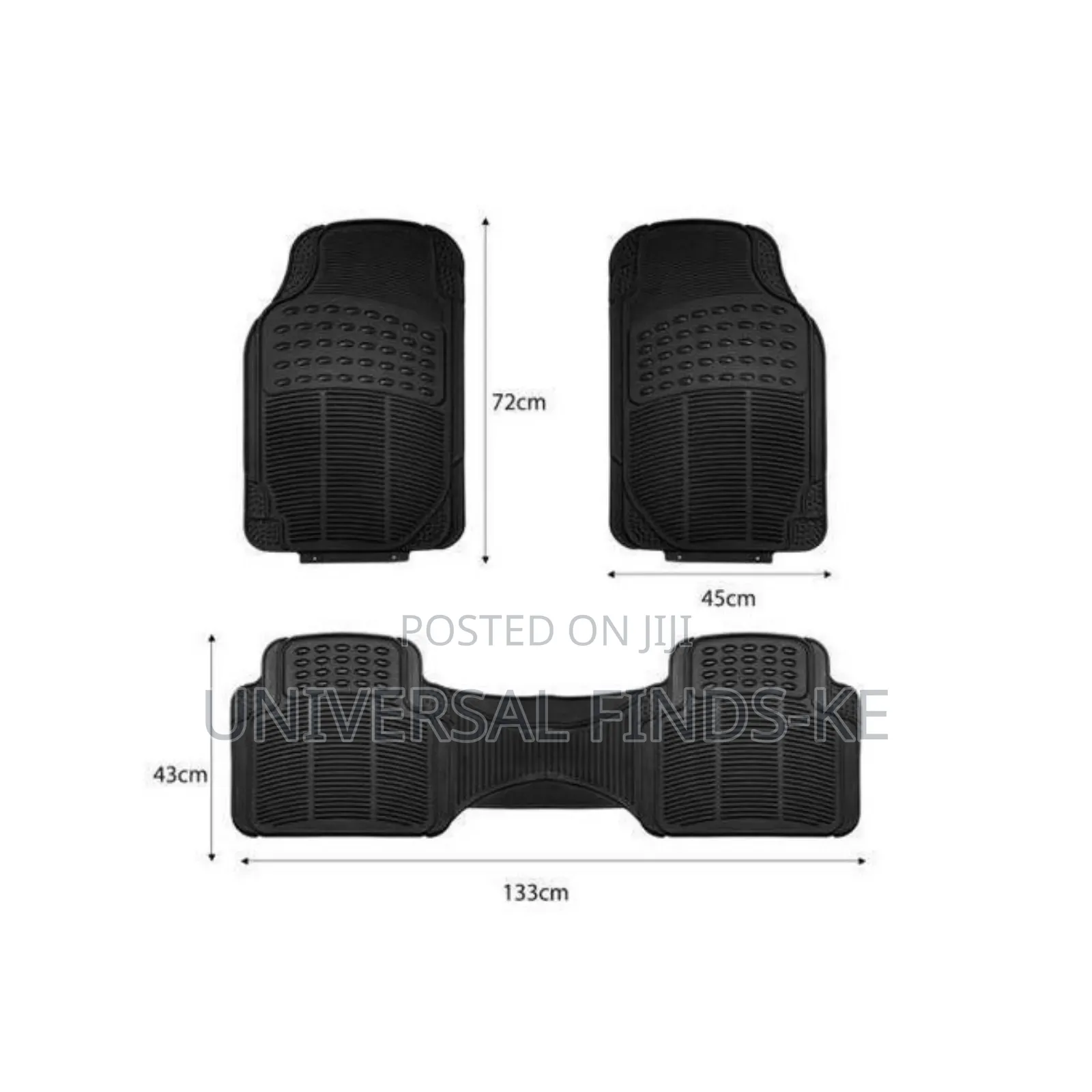 A Rubber Floor Mat 3 PCS