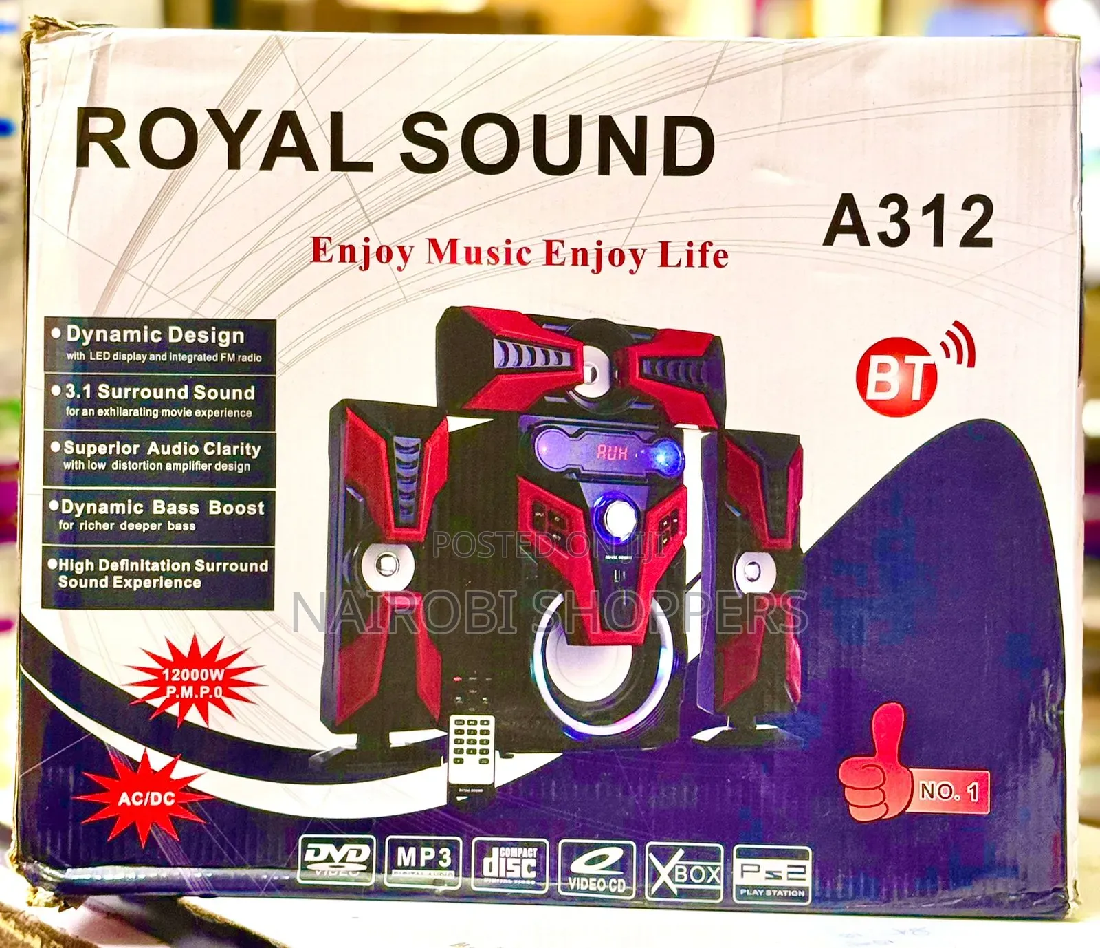 Royal Sound 3.1 Sound System 3.1 Ac/Dc