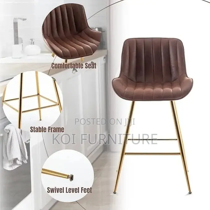 Barstools; Non Adjustable Elegance Touch Home Counter Barstool