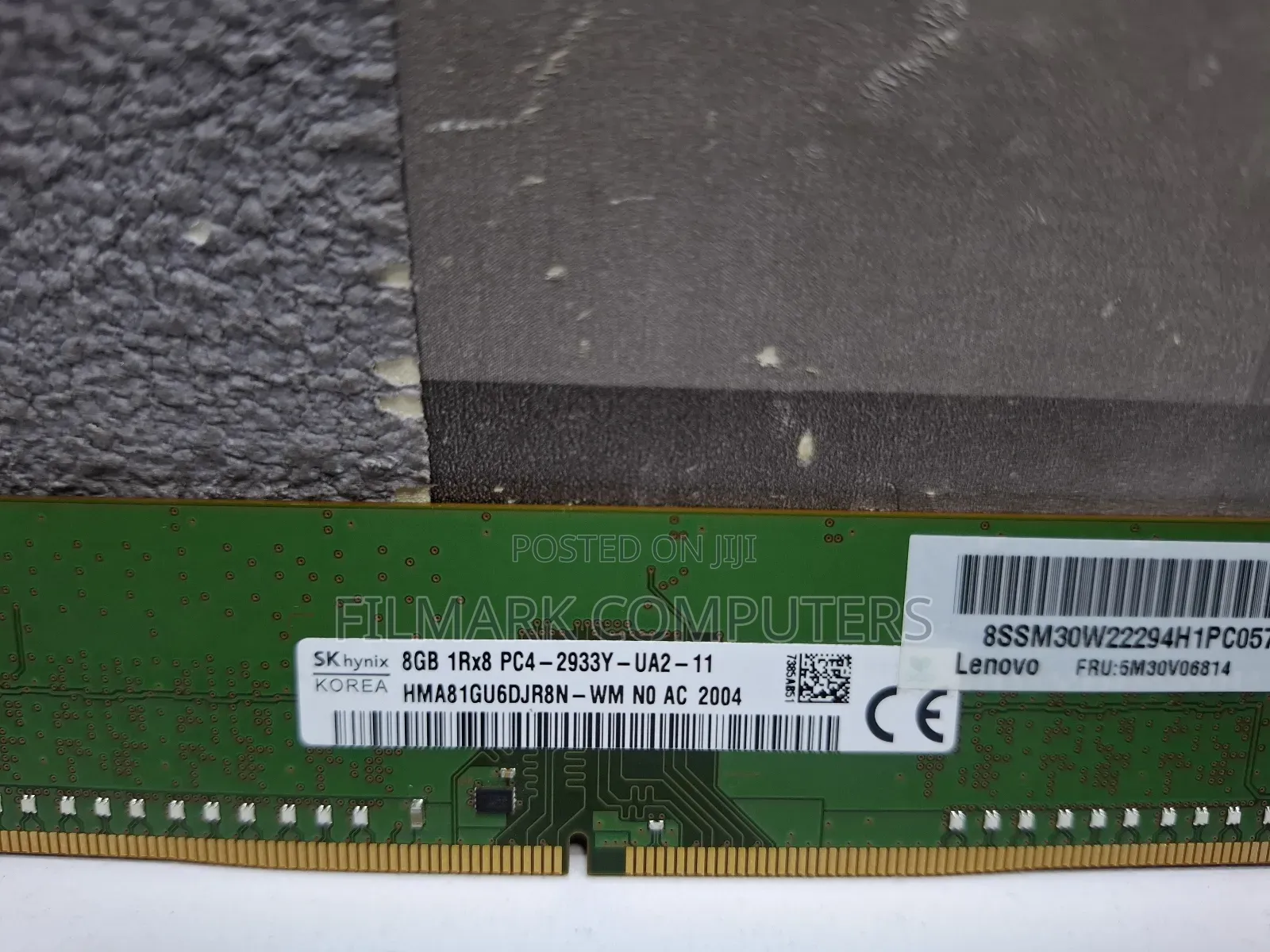 Sk Hynix Hma81gu6djr8n-Wm Ddr4 8gb 1rx8 Pc4-2933y-Ua2-11 for Desktop