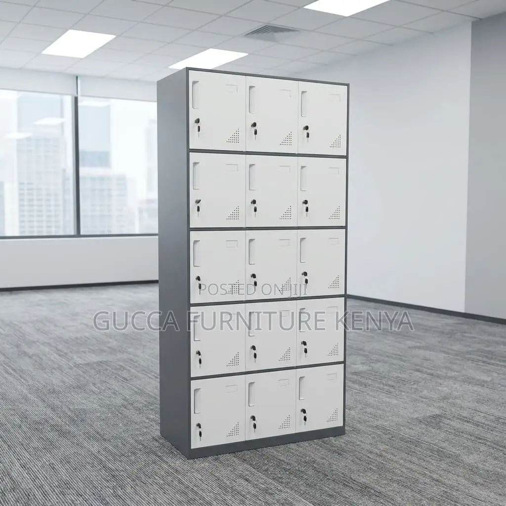 15 Compartment Steel Storage Gym Locker Cabinet
