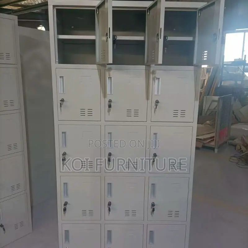 Office Cabinets; Filing Executive Offices Cabinet With 15 Lockers