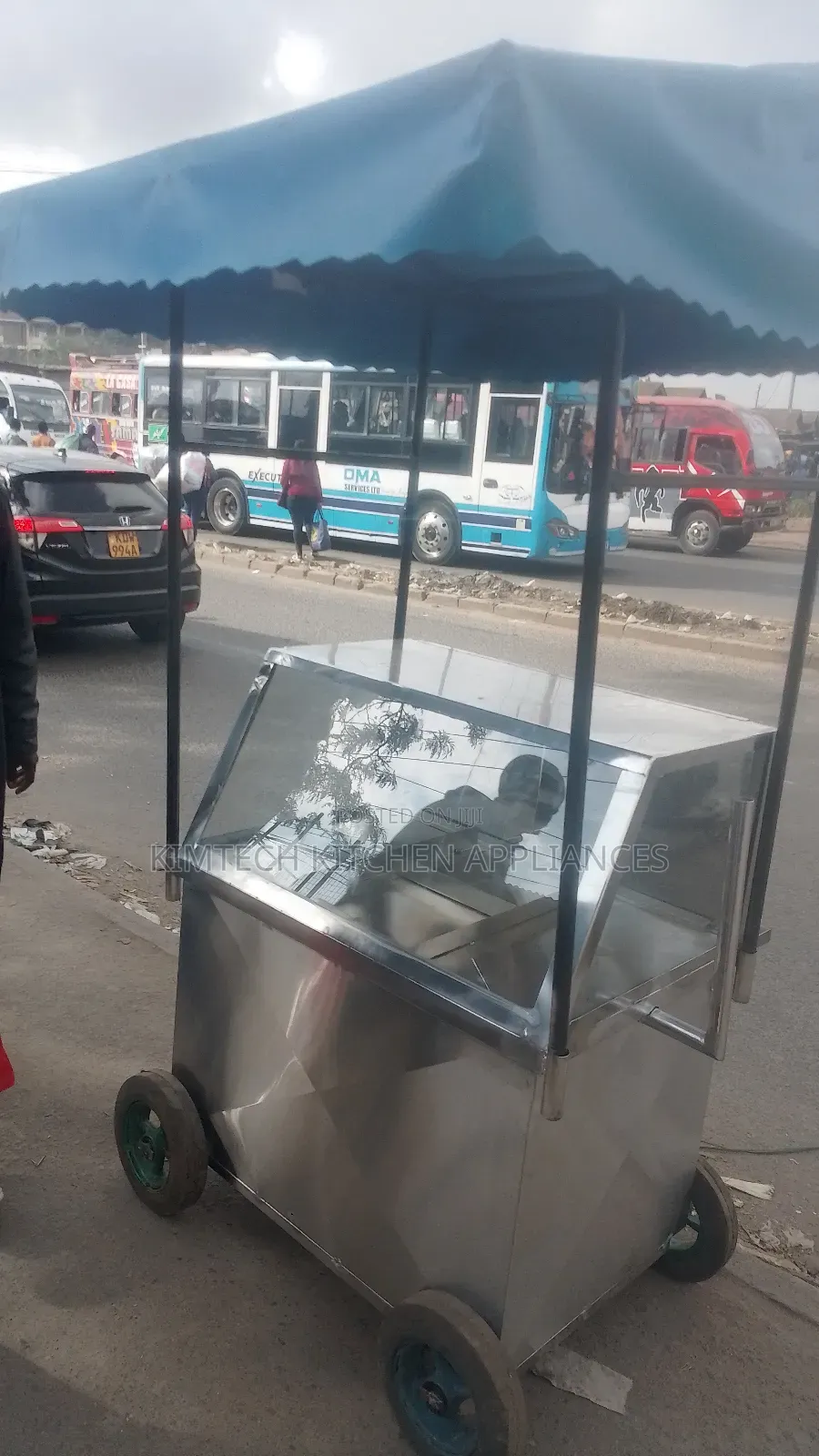 Stainless Steel Snacks Trolley