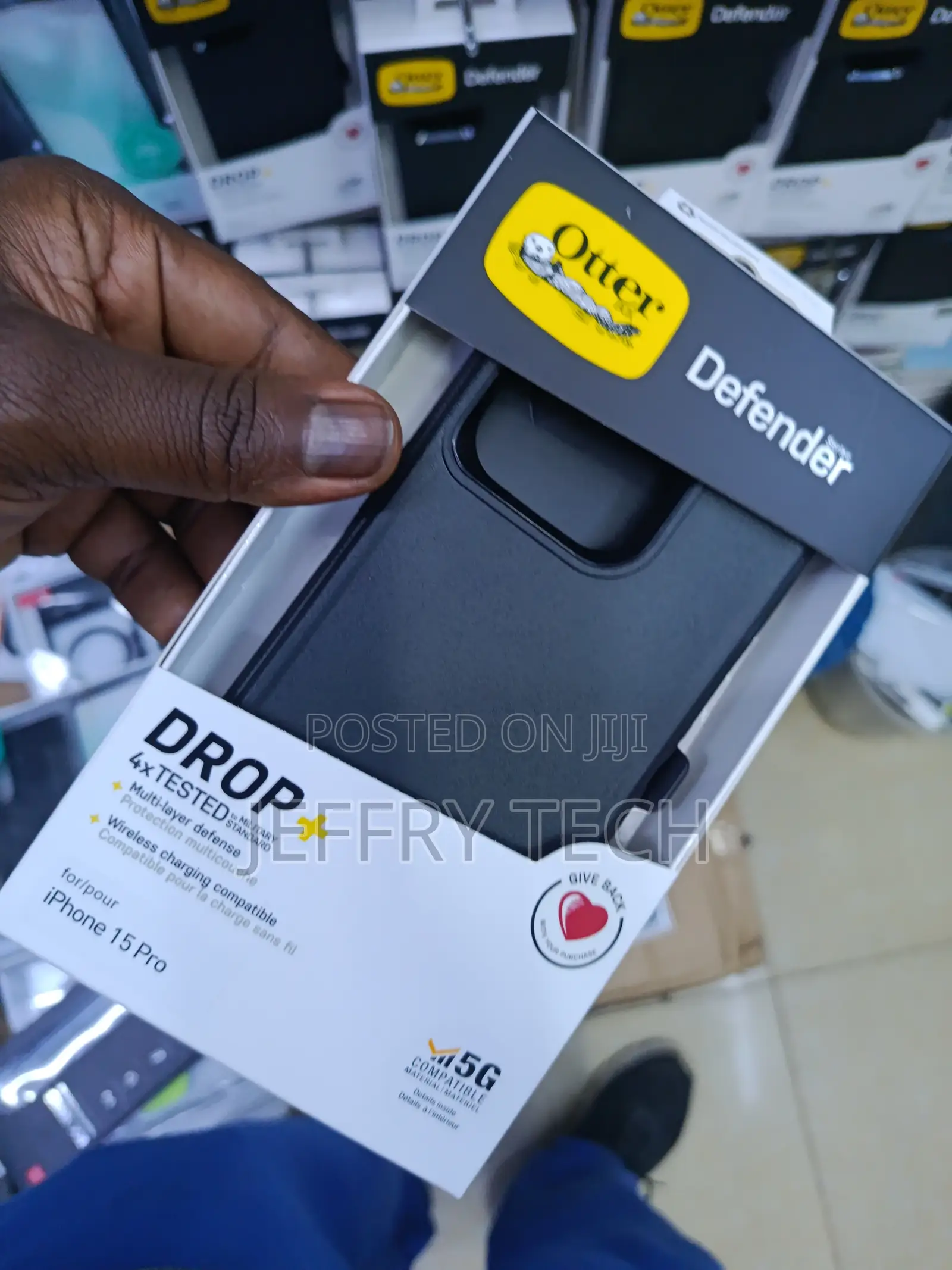 Odeck Otterbox iPhone 15 Pro Defender Series Case With Holster Clip