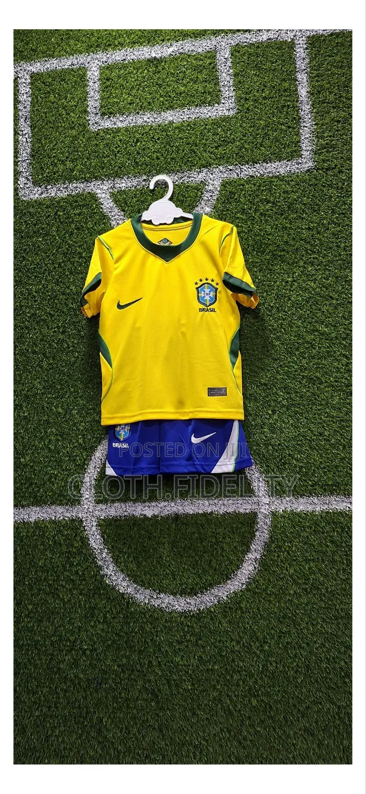 Brasil Home Kids Jersey World Cup 2026.