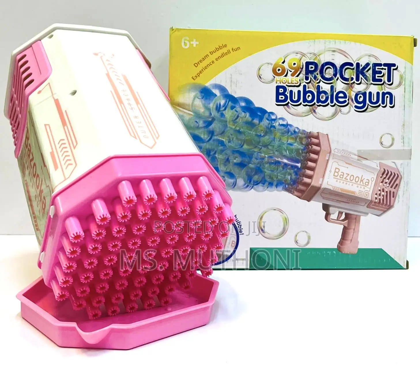 Bazooka Rocket Bubble Gun (69 Holes)