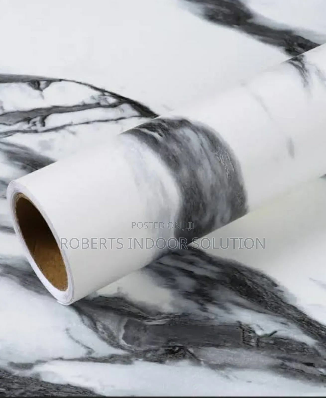 Black and White Liquid Marble Wallpaper