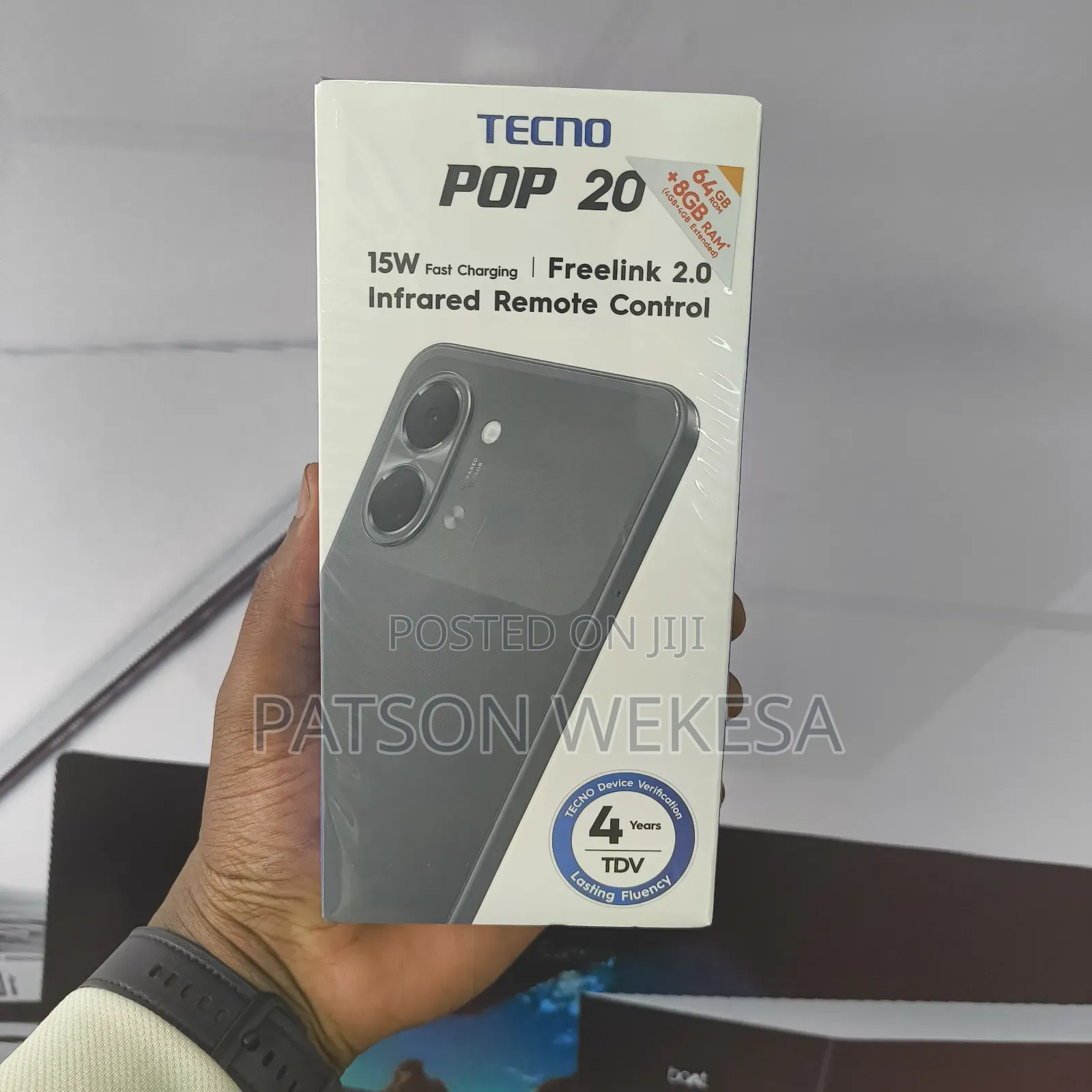 New Tecno Pop 20 64 GB Black