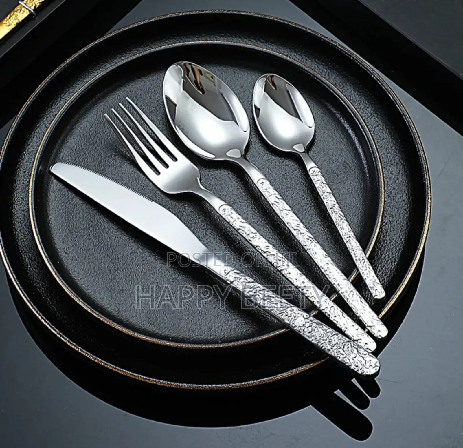 24 PCS Stainless Steel Flatware
