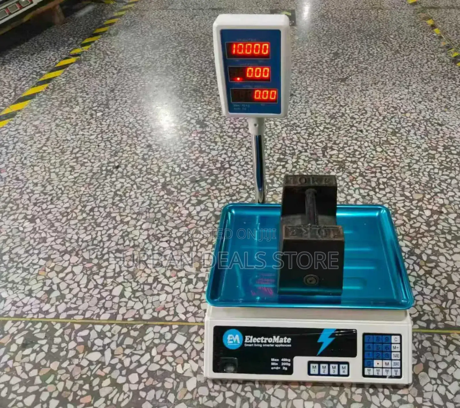40kg Electromate Digital Computing Weighting Scale With Arm