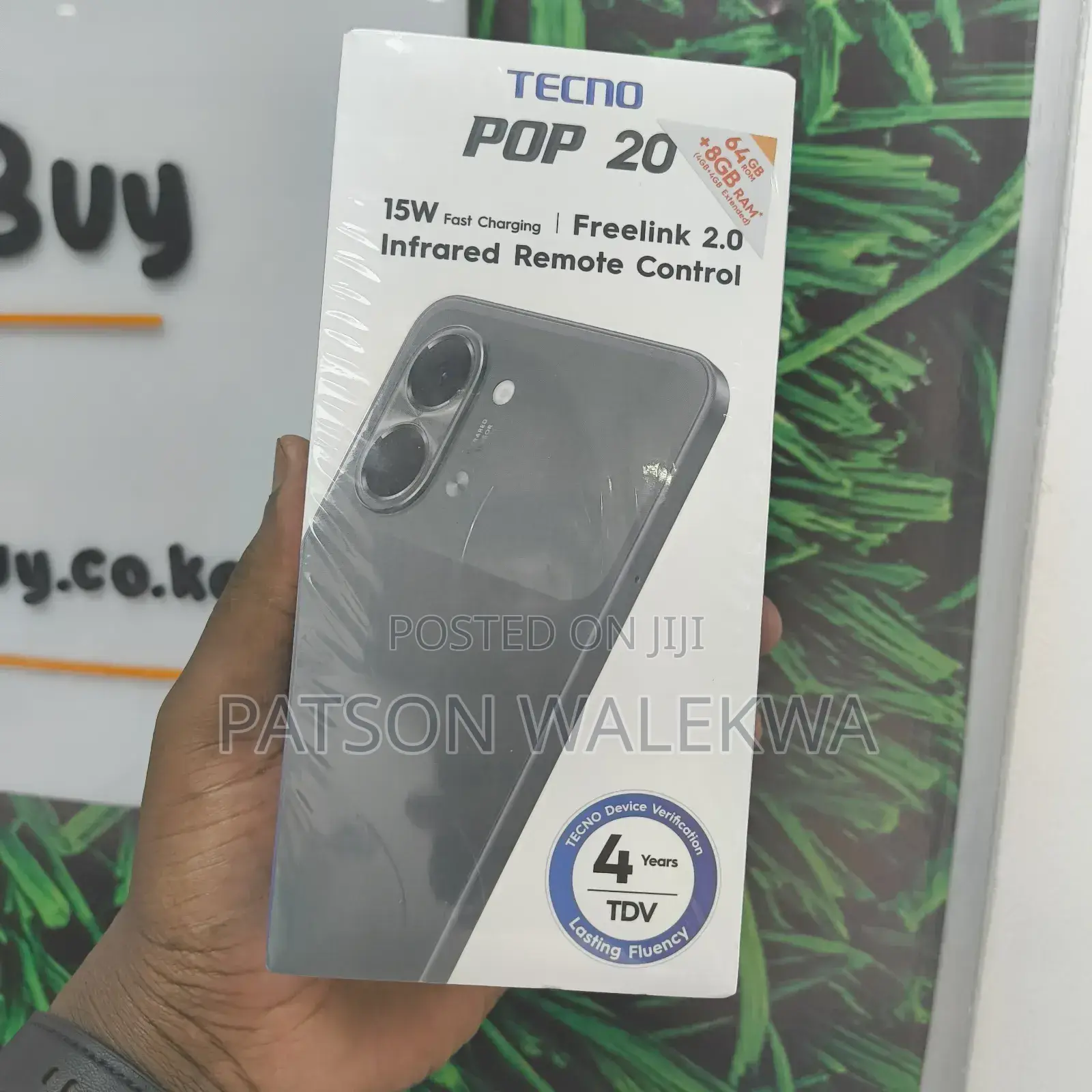 New Tecno Pop 20 64 GB Gray