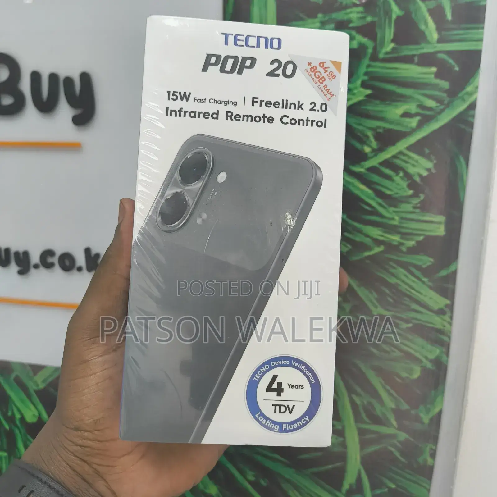 New Tecno Pop 20 64 GB Gray