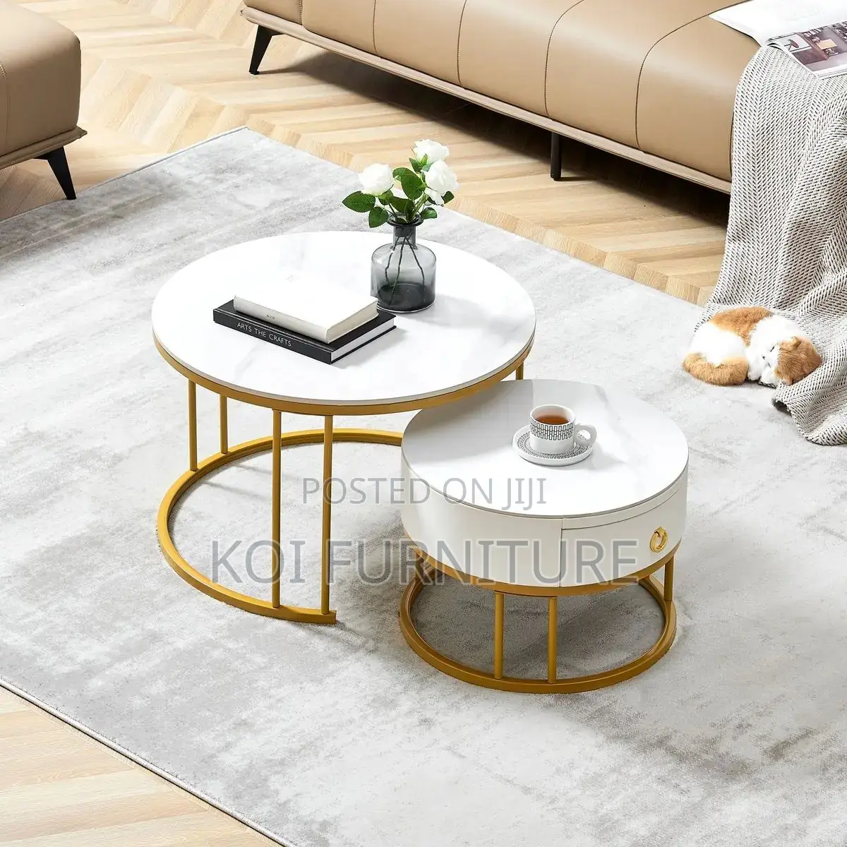 Coffee Table; Dual Home Office Living Room Coffee Table