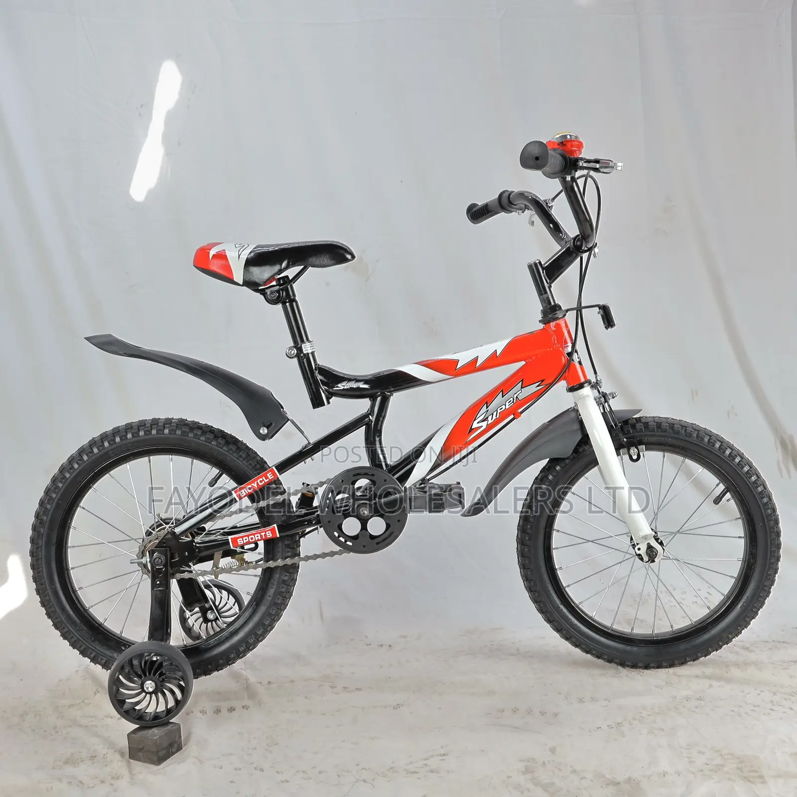 Size 16 Sports Model 3 Bicycle – Red (4-7yrs)