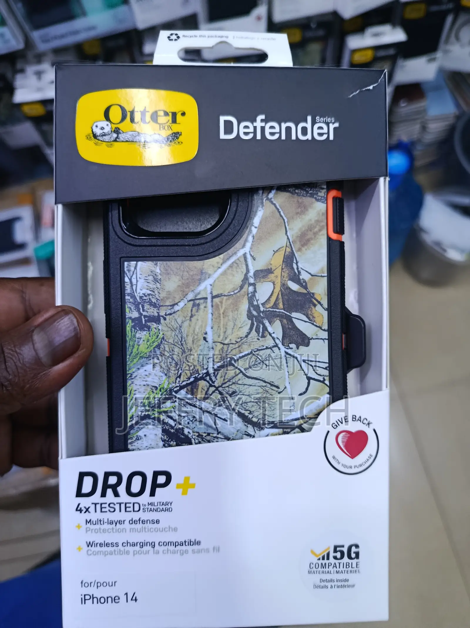 Alikz Otterbox Defender Series iPhone 14 Case Camouflage Design