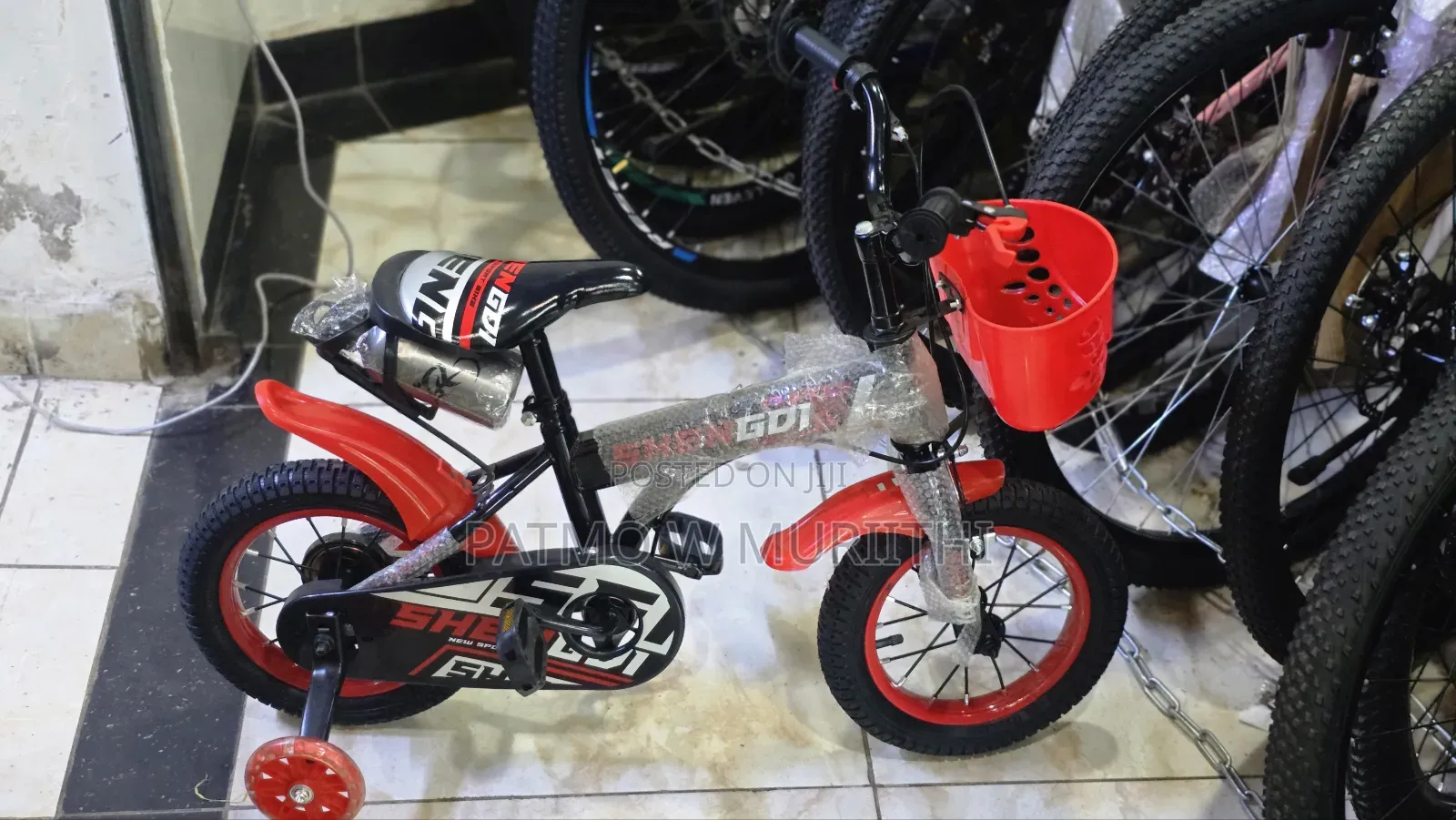 Bicycle |Kids Bicycle Size 12 With Support Wheel Age 2-4