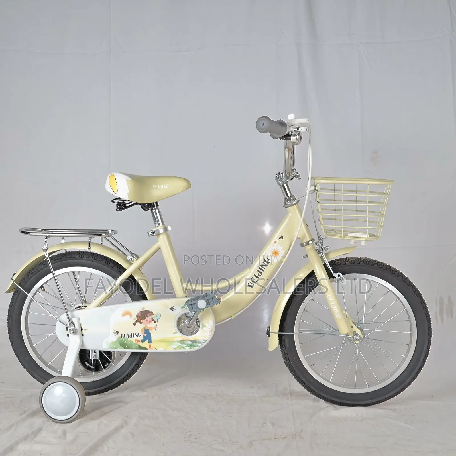Size 16 Beijing Vintage Bicycle – Cream