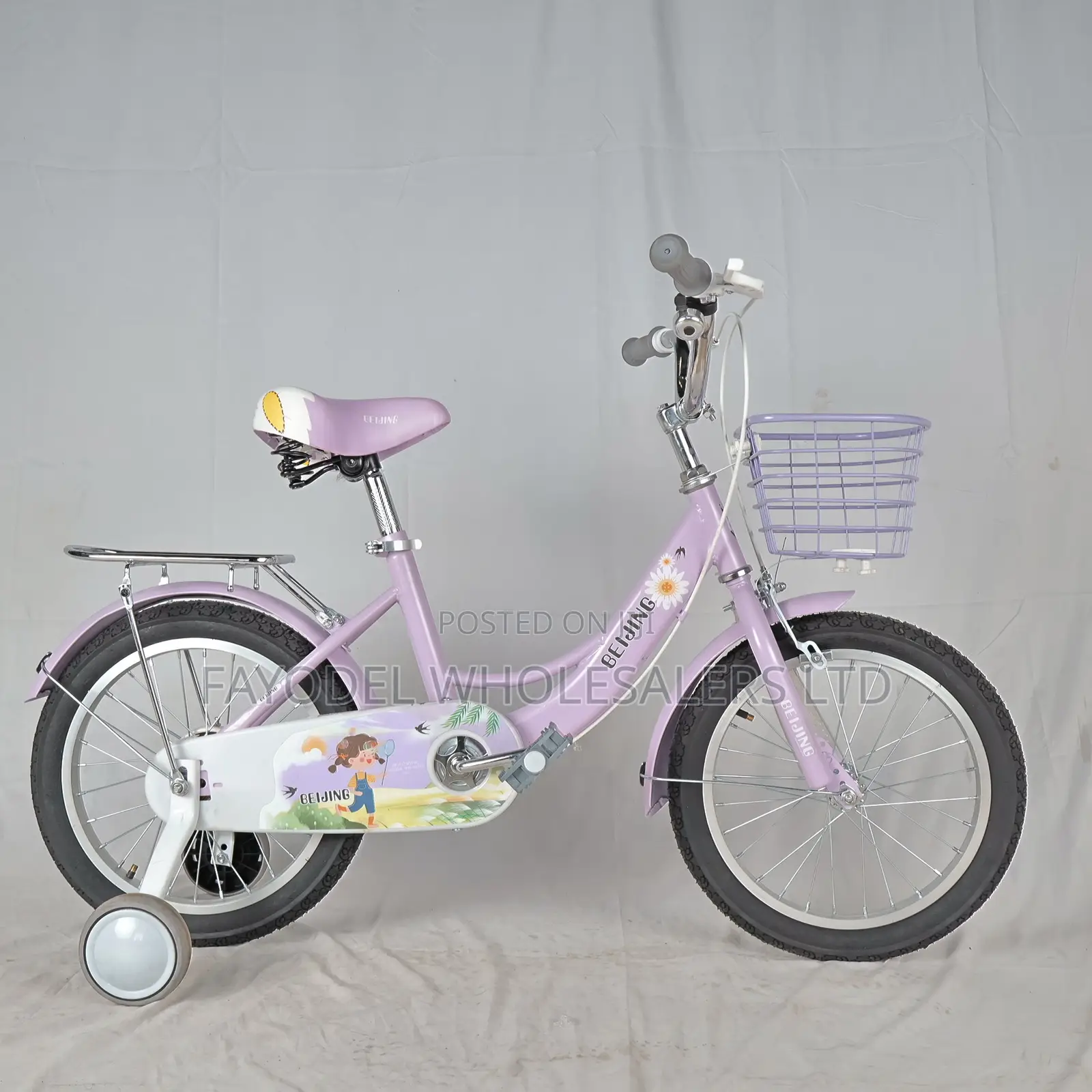 Beijing Vintage Size 16 Kids Bike – Purple