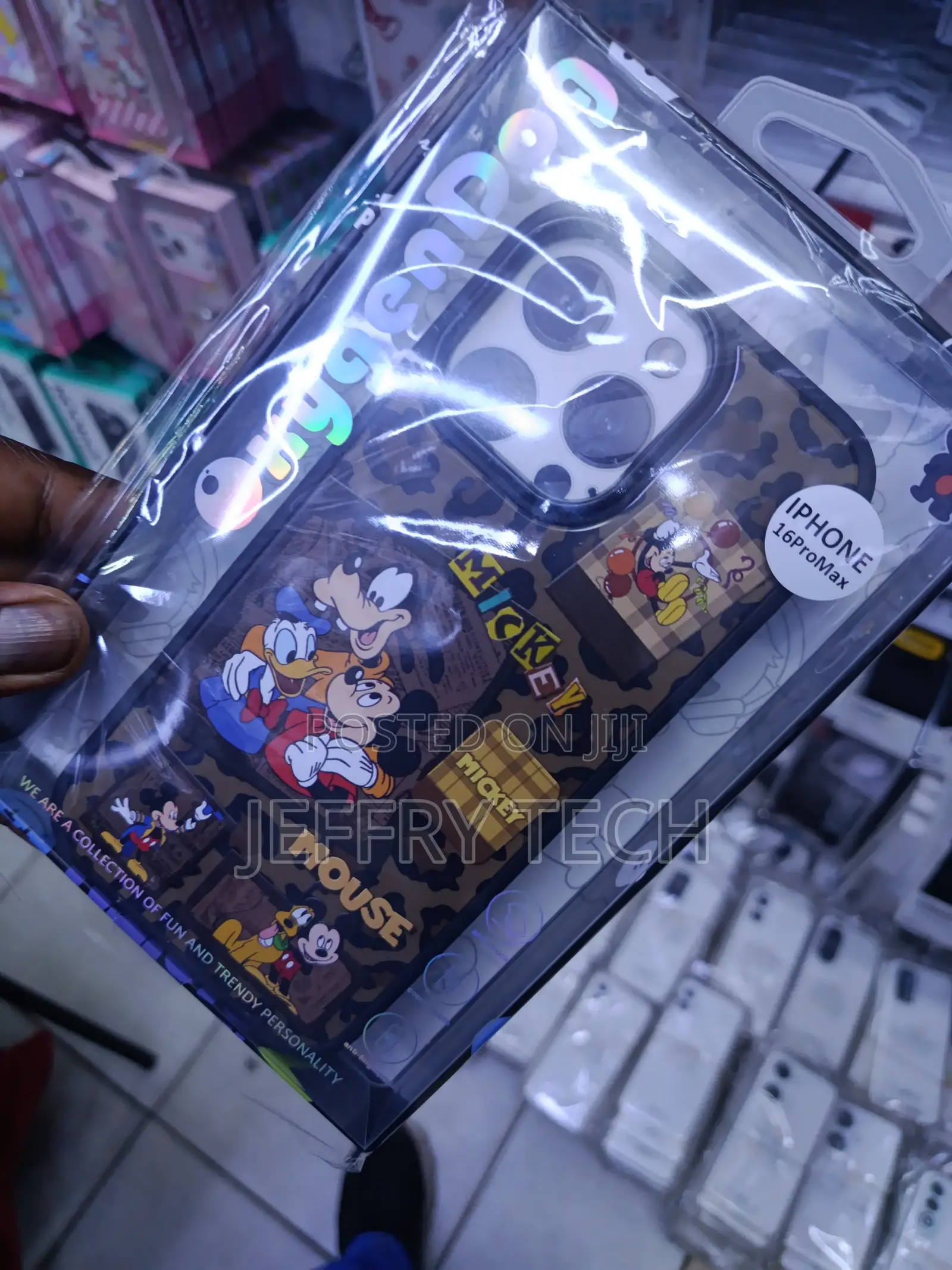 Bitsy Mickey Mouse Classic Friends Camo Rugged for iPhone 16 Pro Max