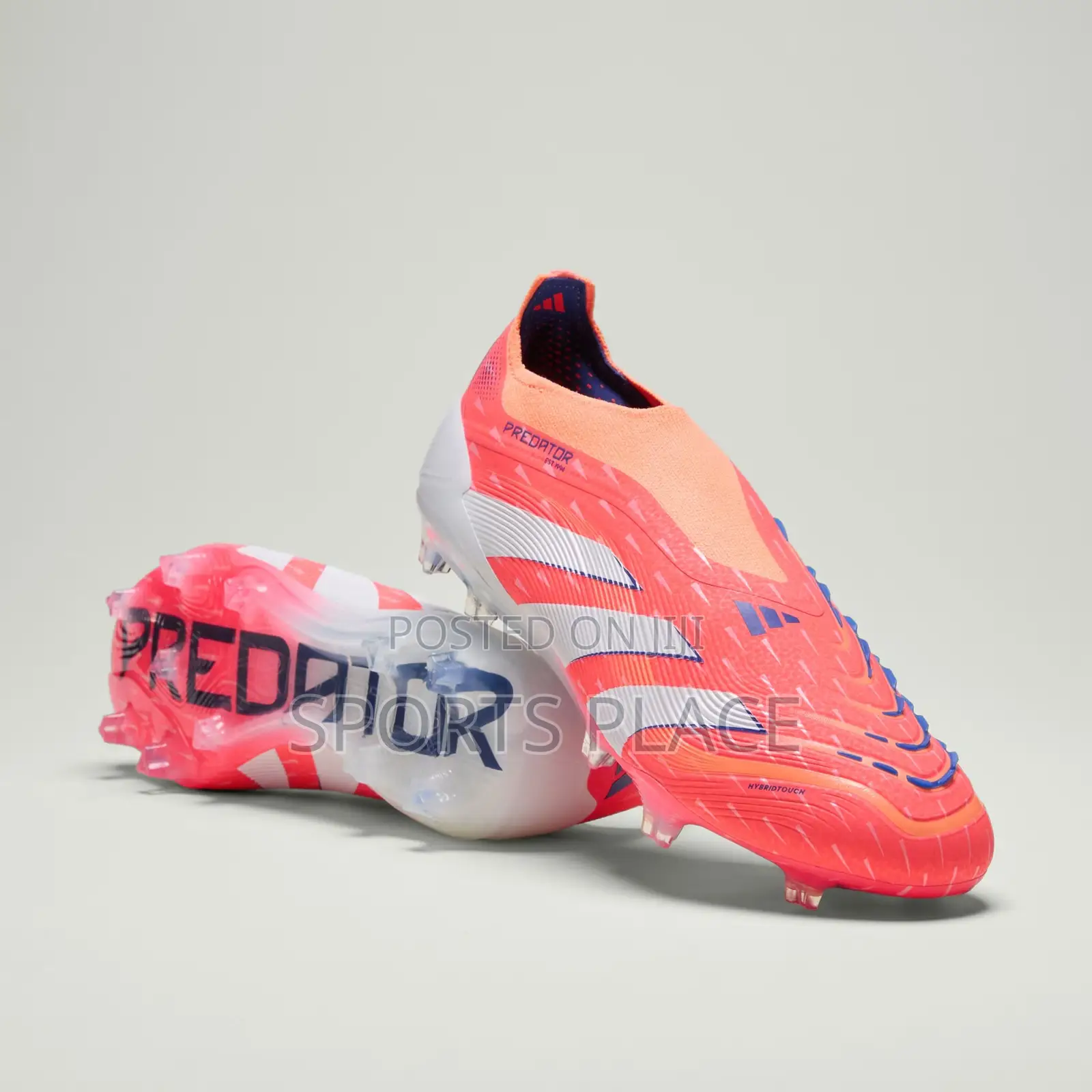 Signal Coral Predator Laceless Football Fg Boots
