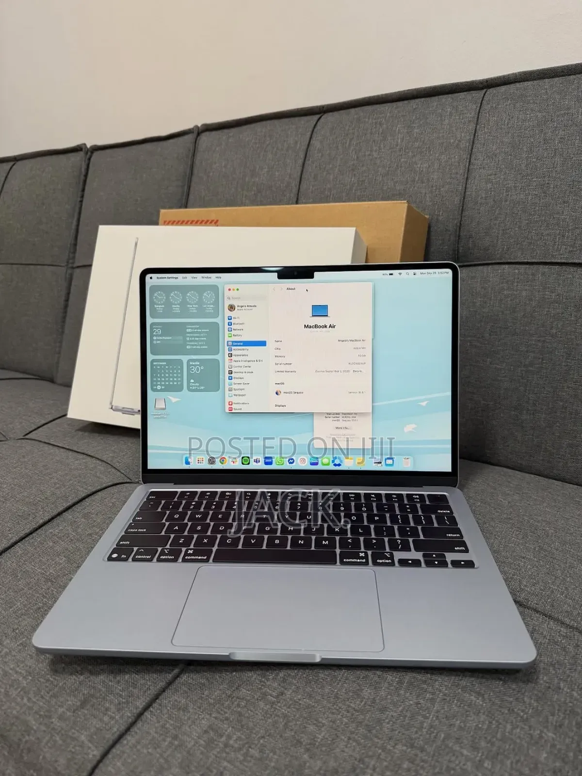 Laptop Apple MacBook Air 2025 M4 13-inch 24GB Apple M4 SSD 512GB