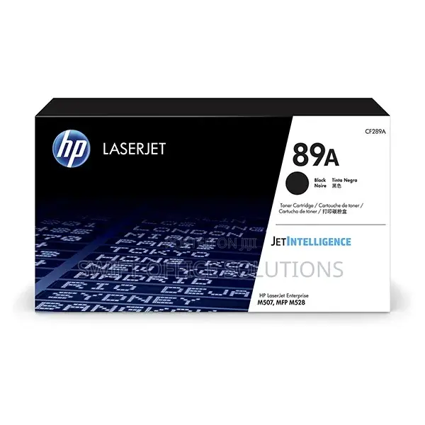 HP 89a Black Laserjet Toner Cartridge (Cf289a)