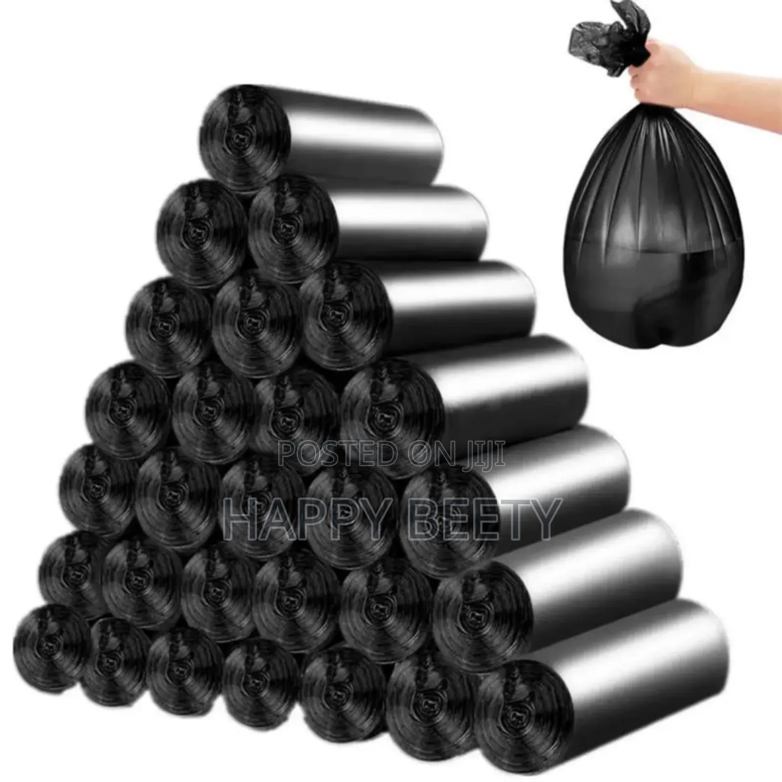 * !!
100pcs Black Kitchen Trash Bags