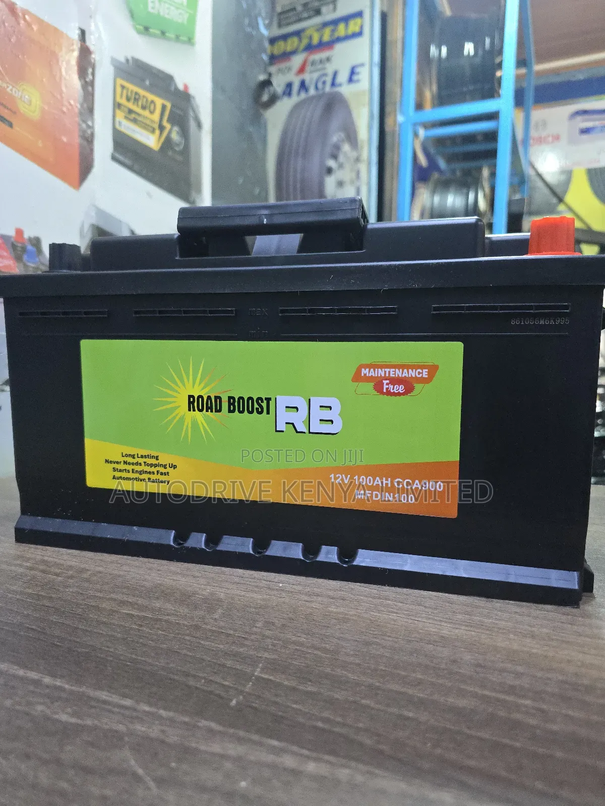 Din100 Roadboost Japanese Technology Car Battery