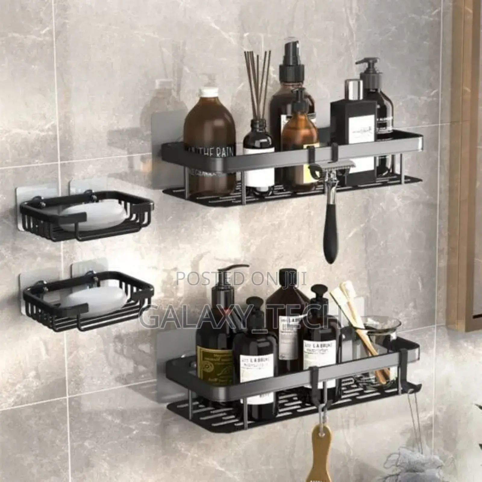 4pcs Set Shower Caddy//Bathroom Organizer