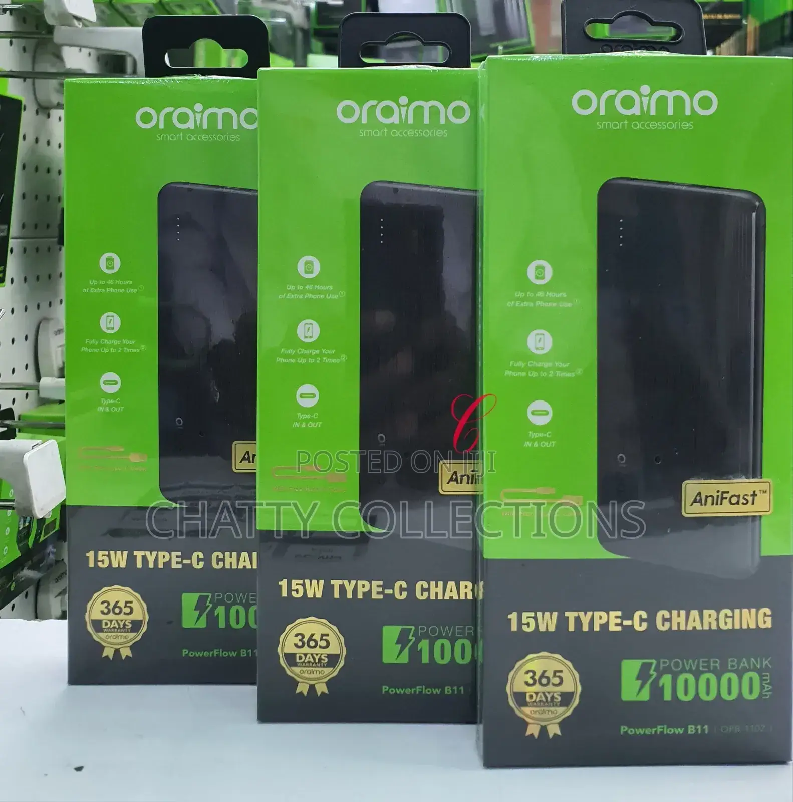 Oraimo 15w 10000mah Power Bank