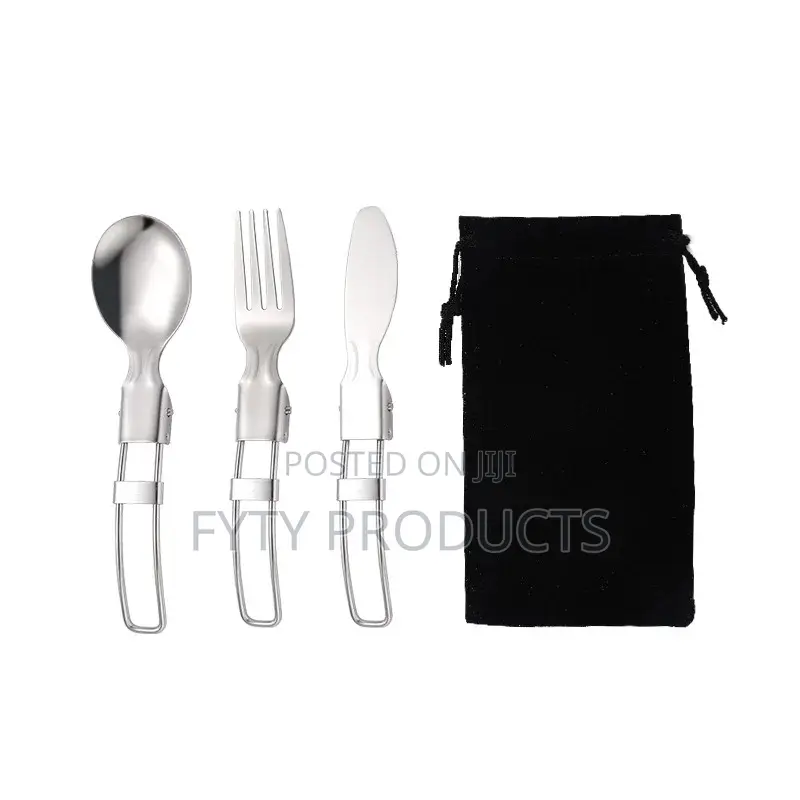 Metal Stainless Steel Outdoor Picnic Premium Tableware Set