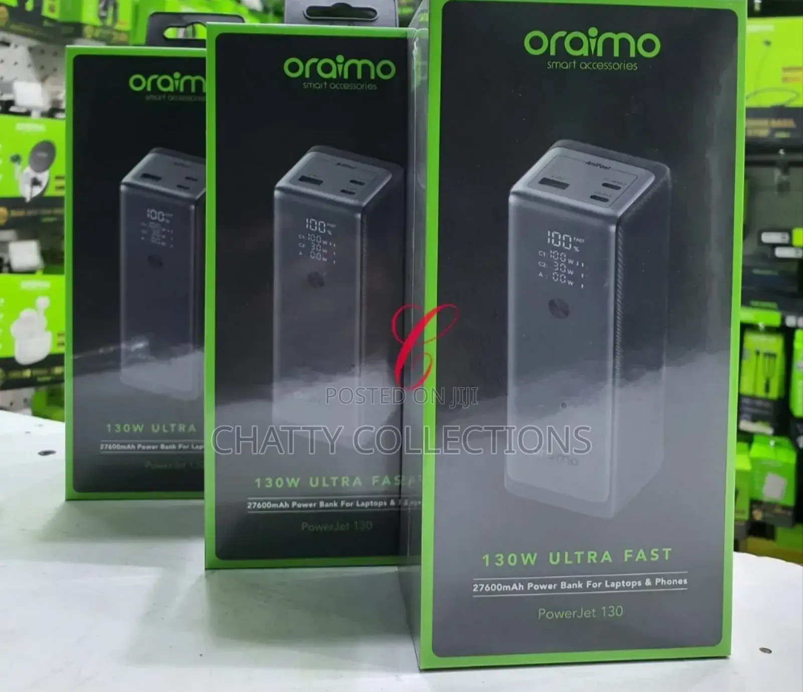 Oraimo 130w Laptop Phone Super Fast Charging Power Bank