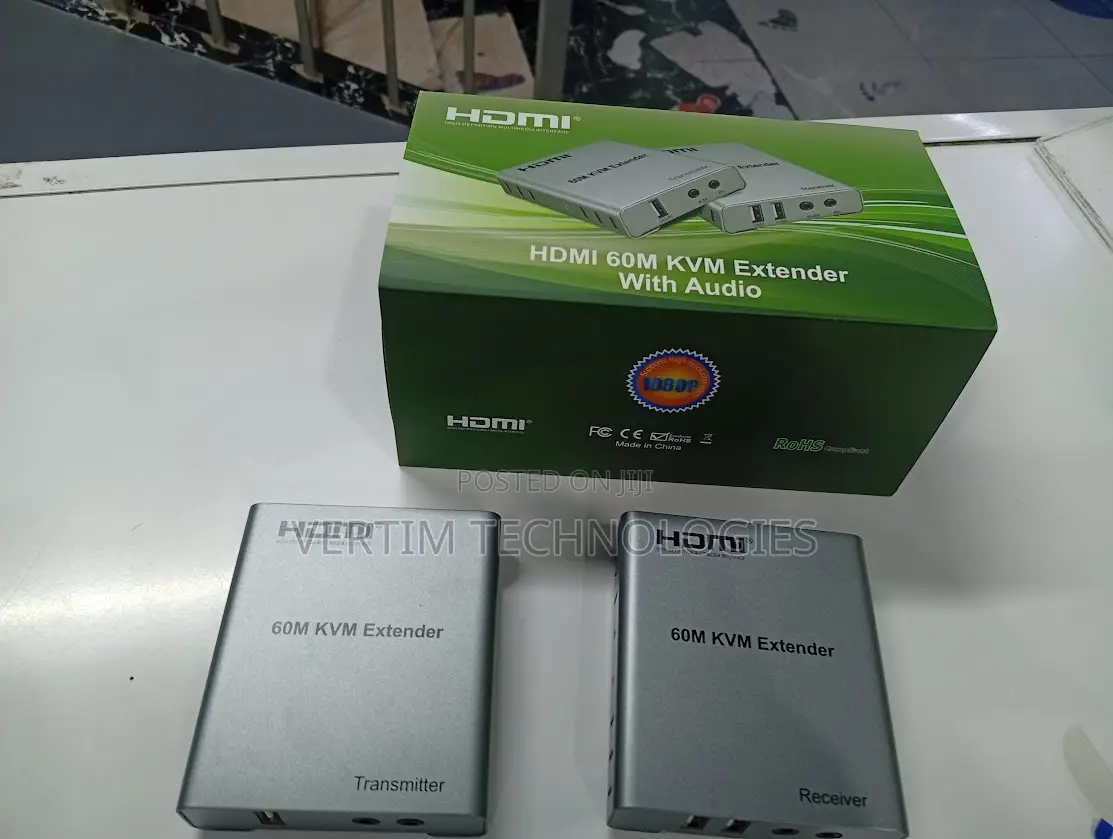 Hdmi KVM Extender 60m for Remote Desktop Control Setup