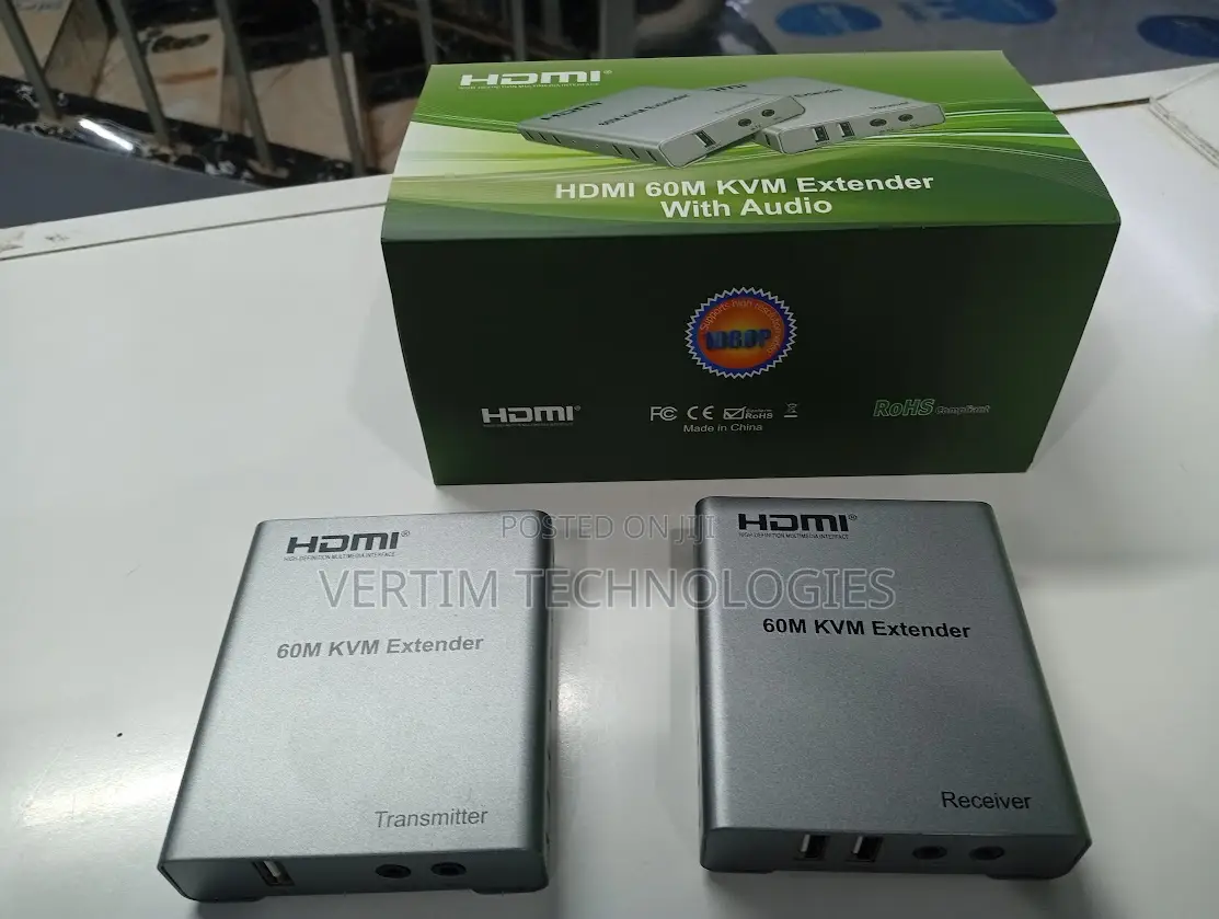 Hdmi KVM Extender 60m Full Hd Over Network Cable Kit