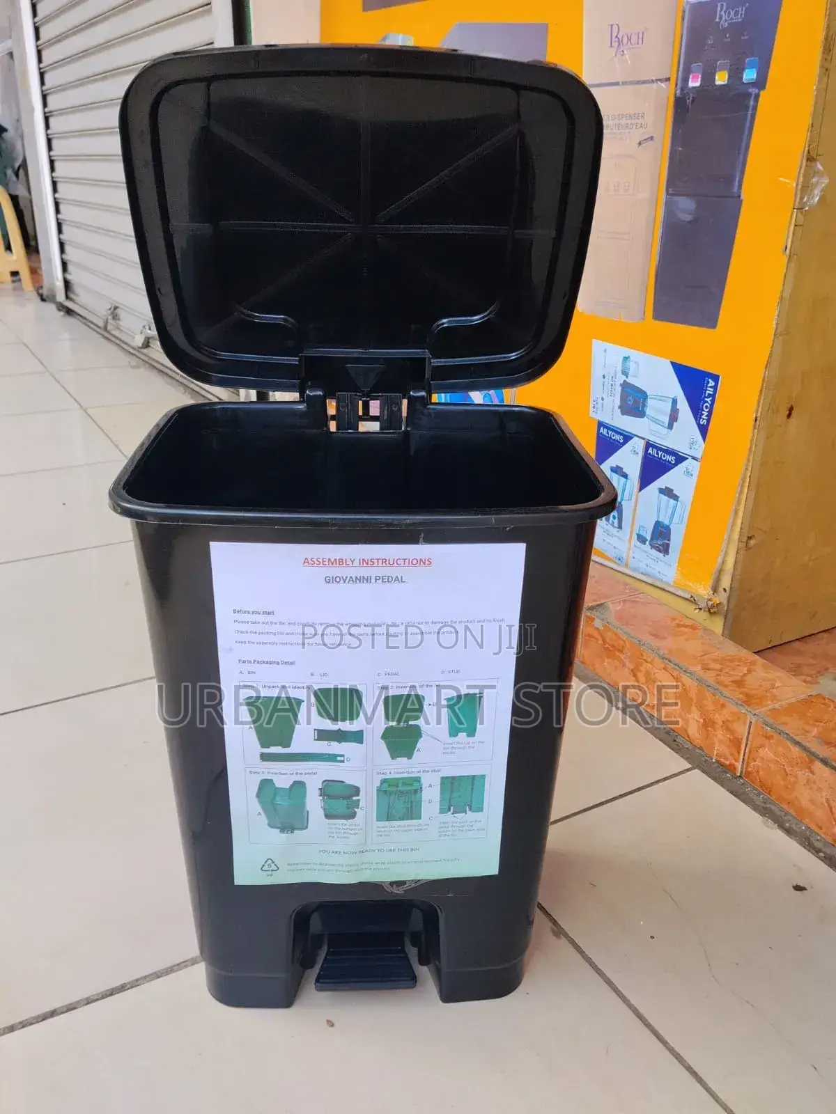Swing Bin, Dustbin 30 Litres, Pedal Bin