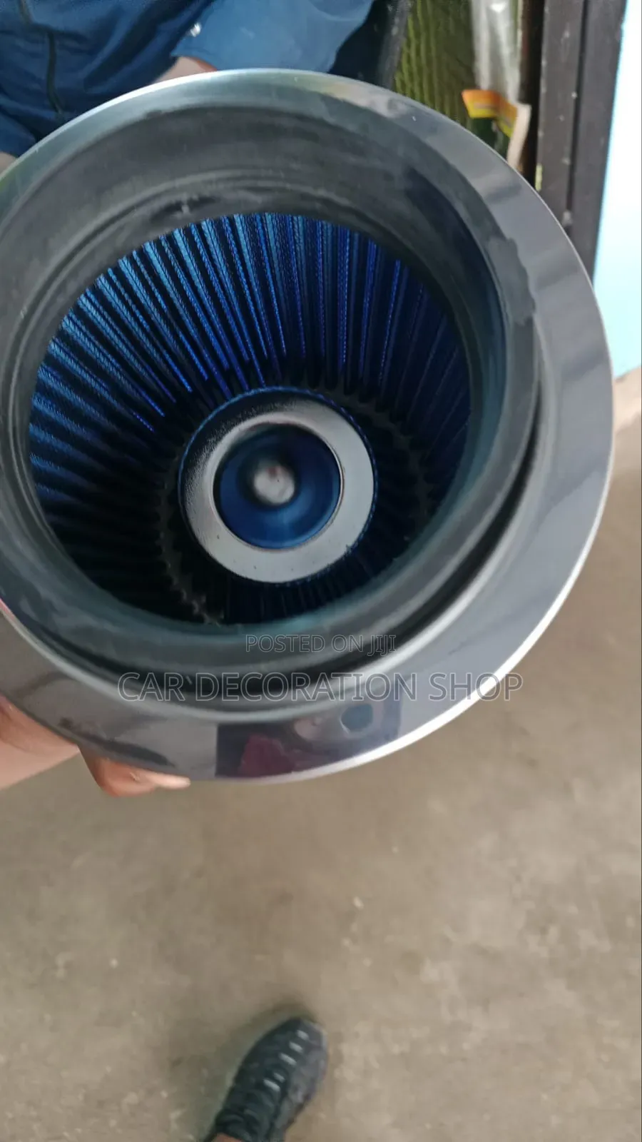 Universal Car Air Filter Head Air Cleaner 3_3.5_4"