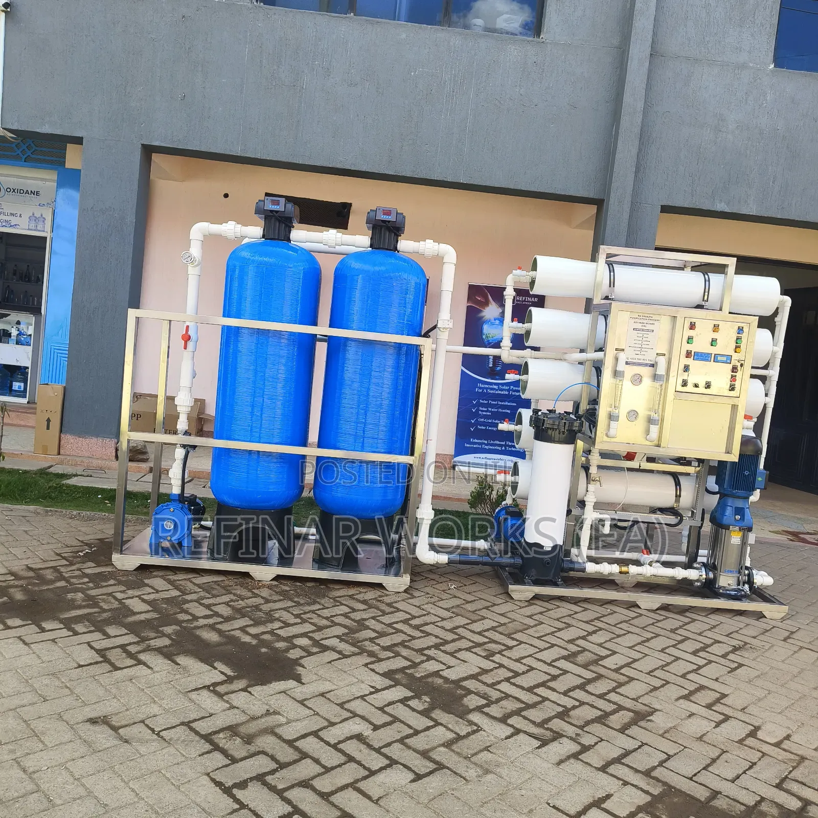 3000 – 10,000lph Reverse Osmosis Systems With Full Pretreatment Uv