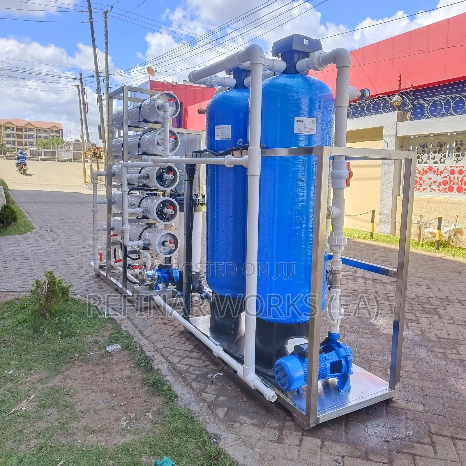 3000 – 10,000lph Reverse Osmosis Systems With Full Pretreatment Uv