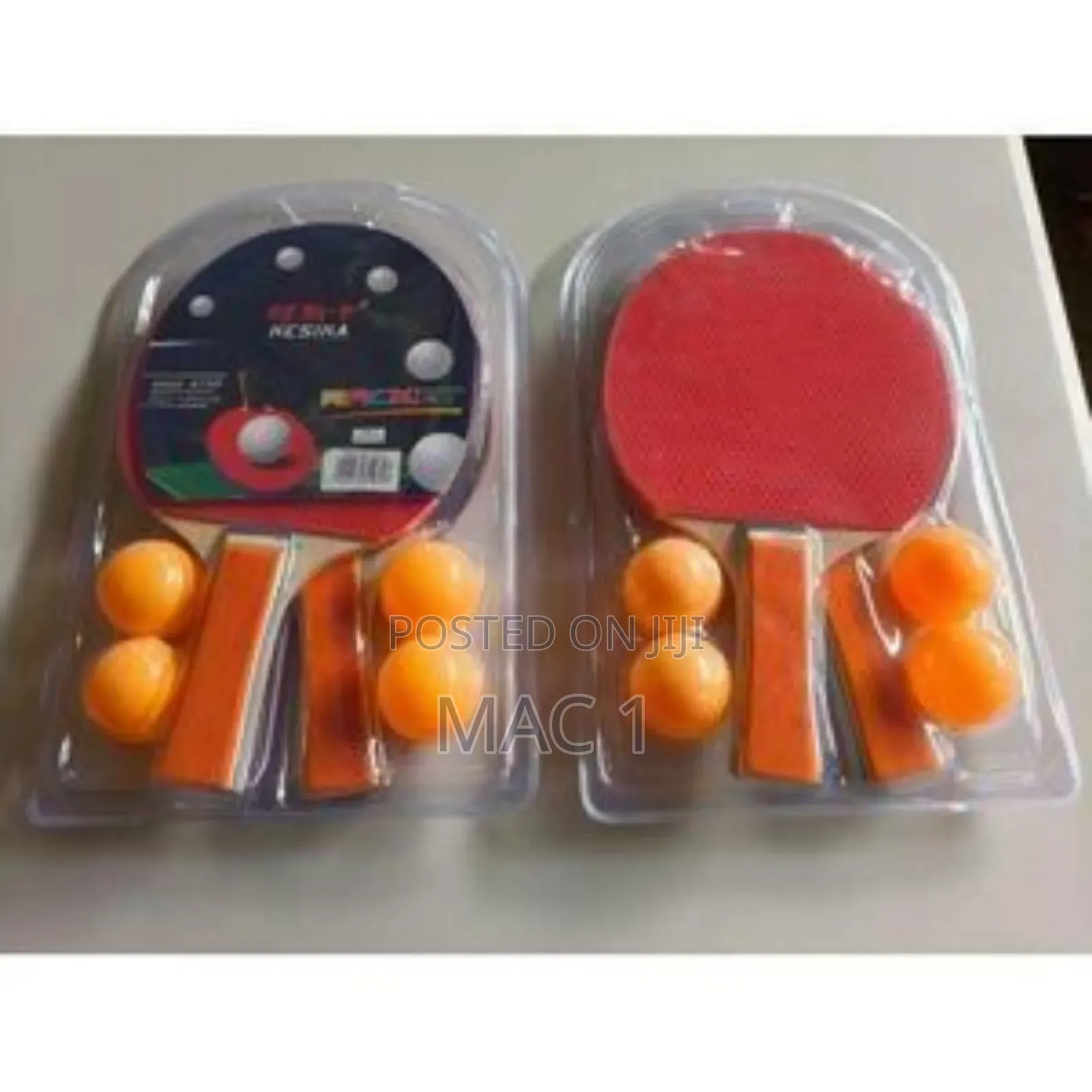 Professional Table Tennis Racket Set (2 Bats + 3 Balls)