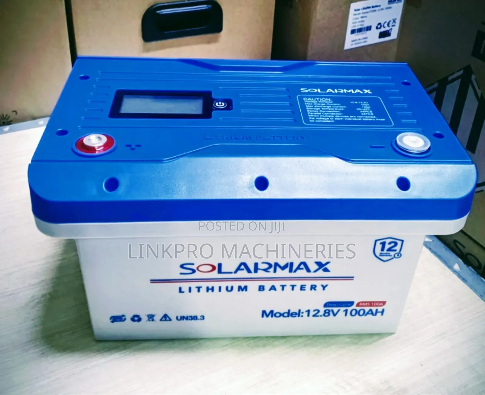 100ah 12.8v Solarmax Lithium Battery