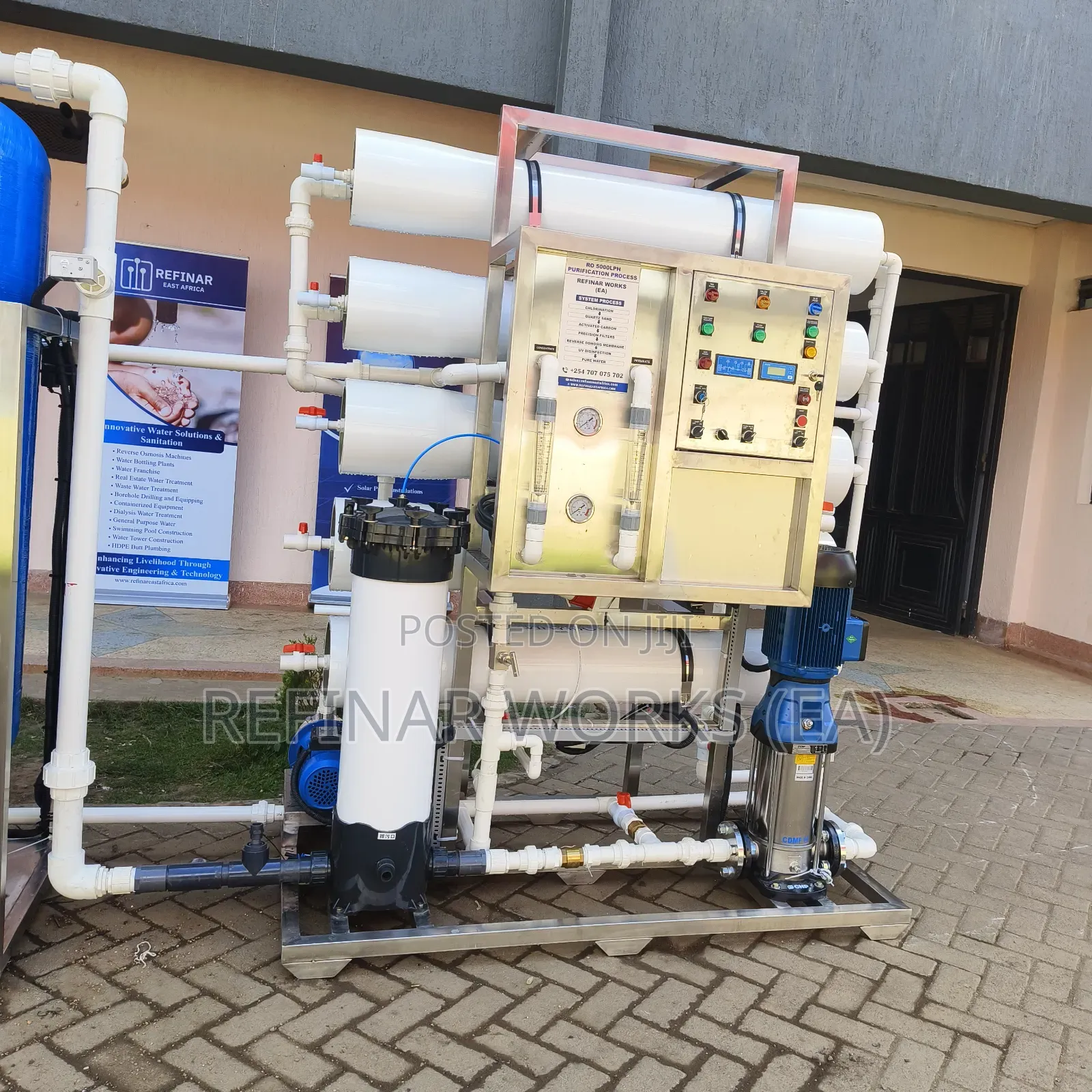 Heavy-Duty Reverse Osmosis Systems With Cip Quality Control Measures