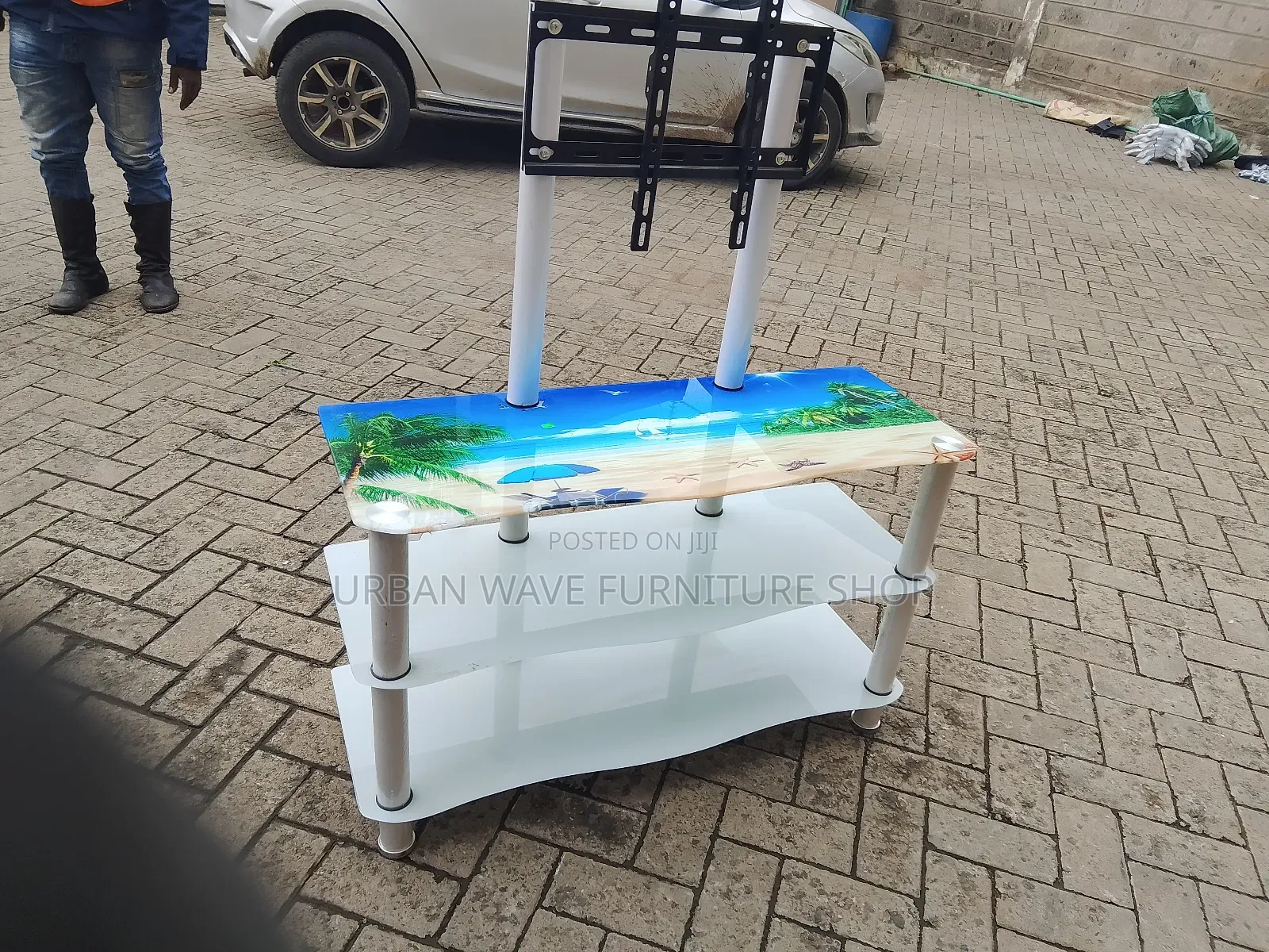 Glass Tv Stand