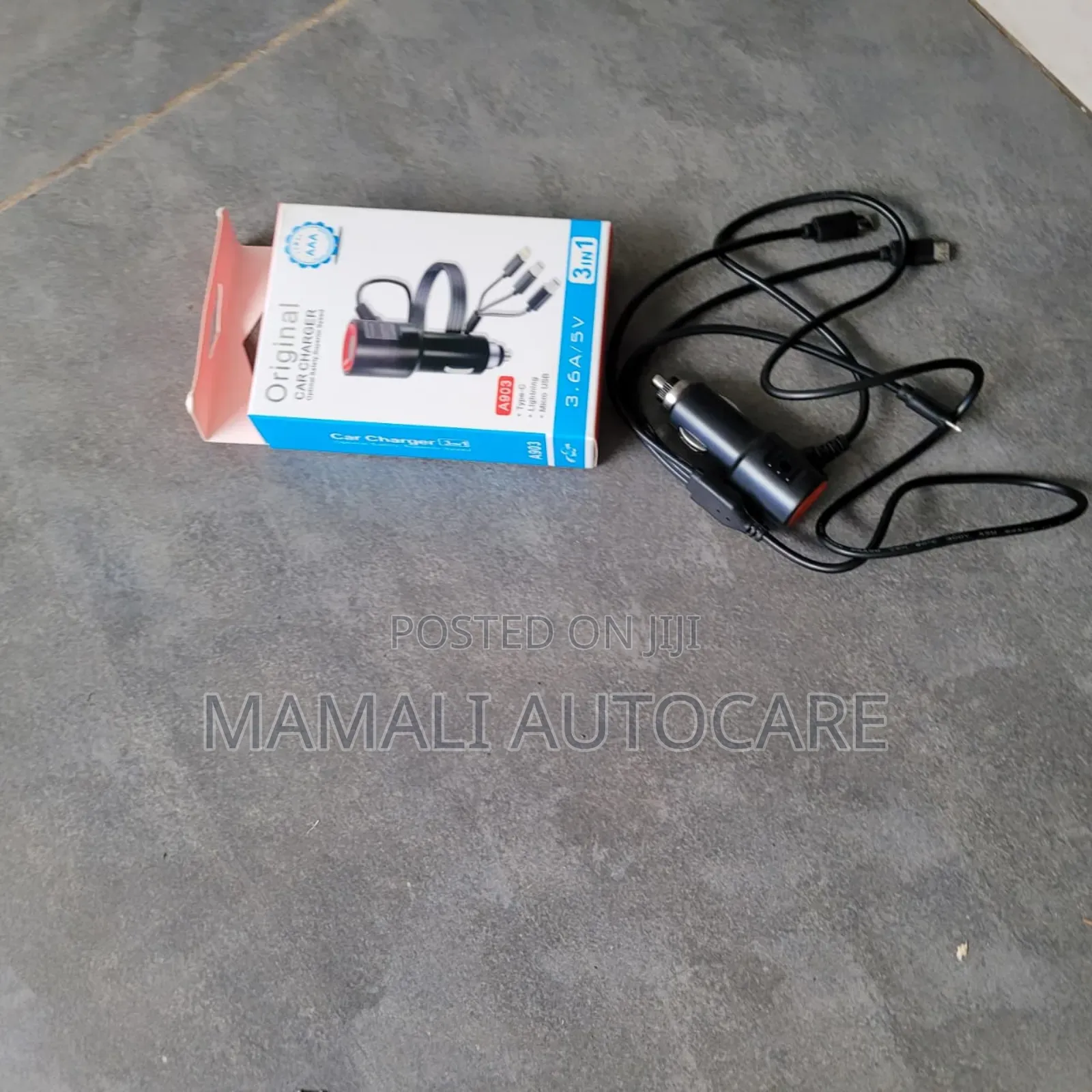 3 In 1 Multi Usb Car Charger