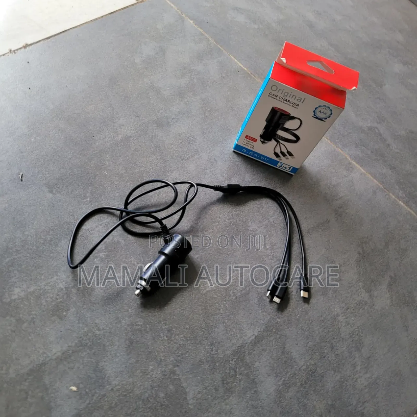 Universal 3 Port Car Charger