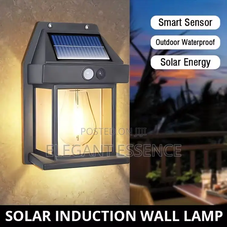 Solar Interaction Wall Lamp With Motion Sensor