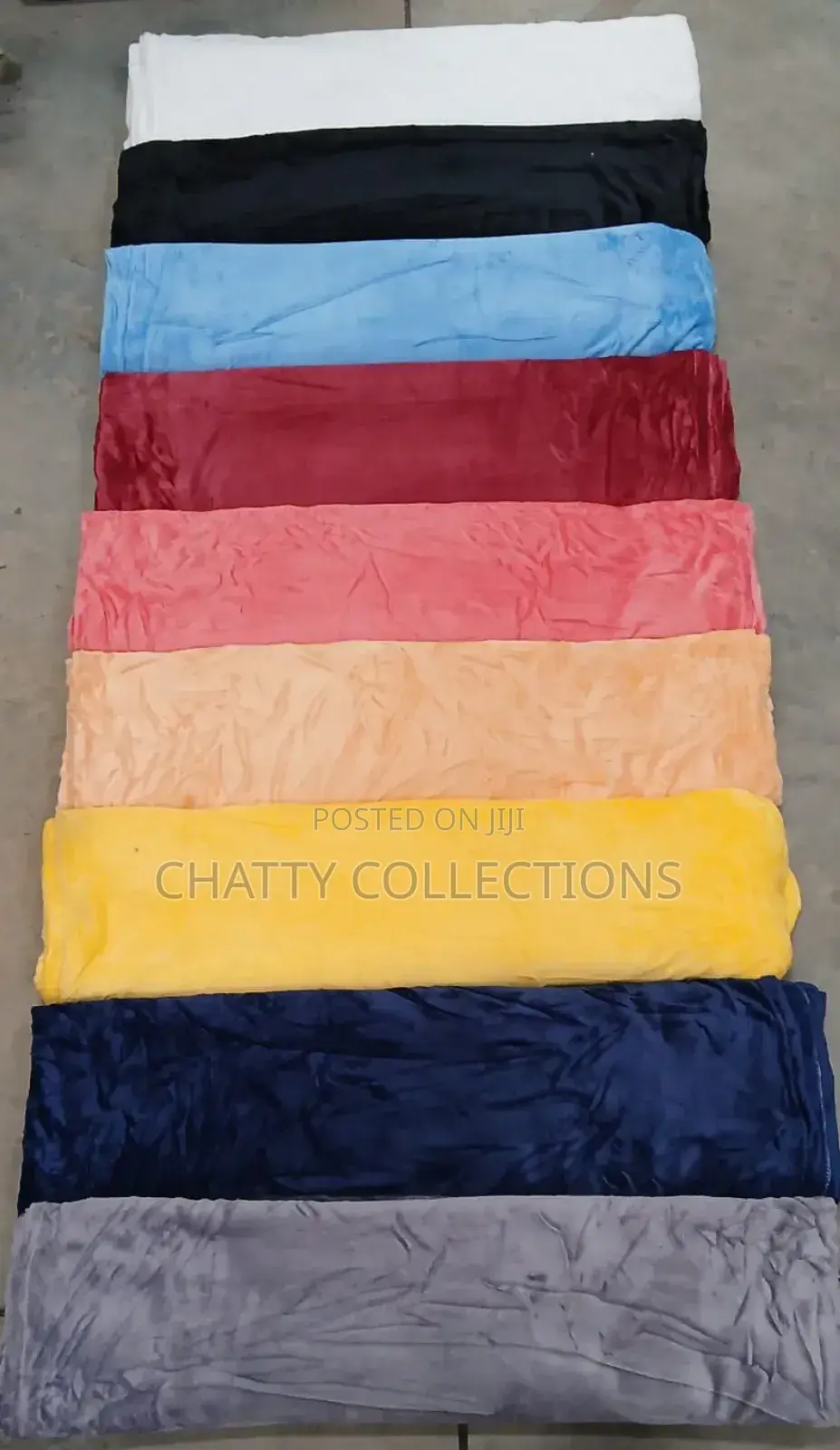 6 by 6 Plain Fleece Blanket Throw Blankets