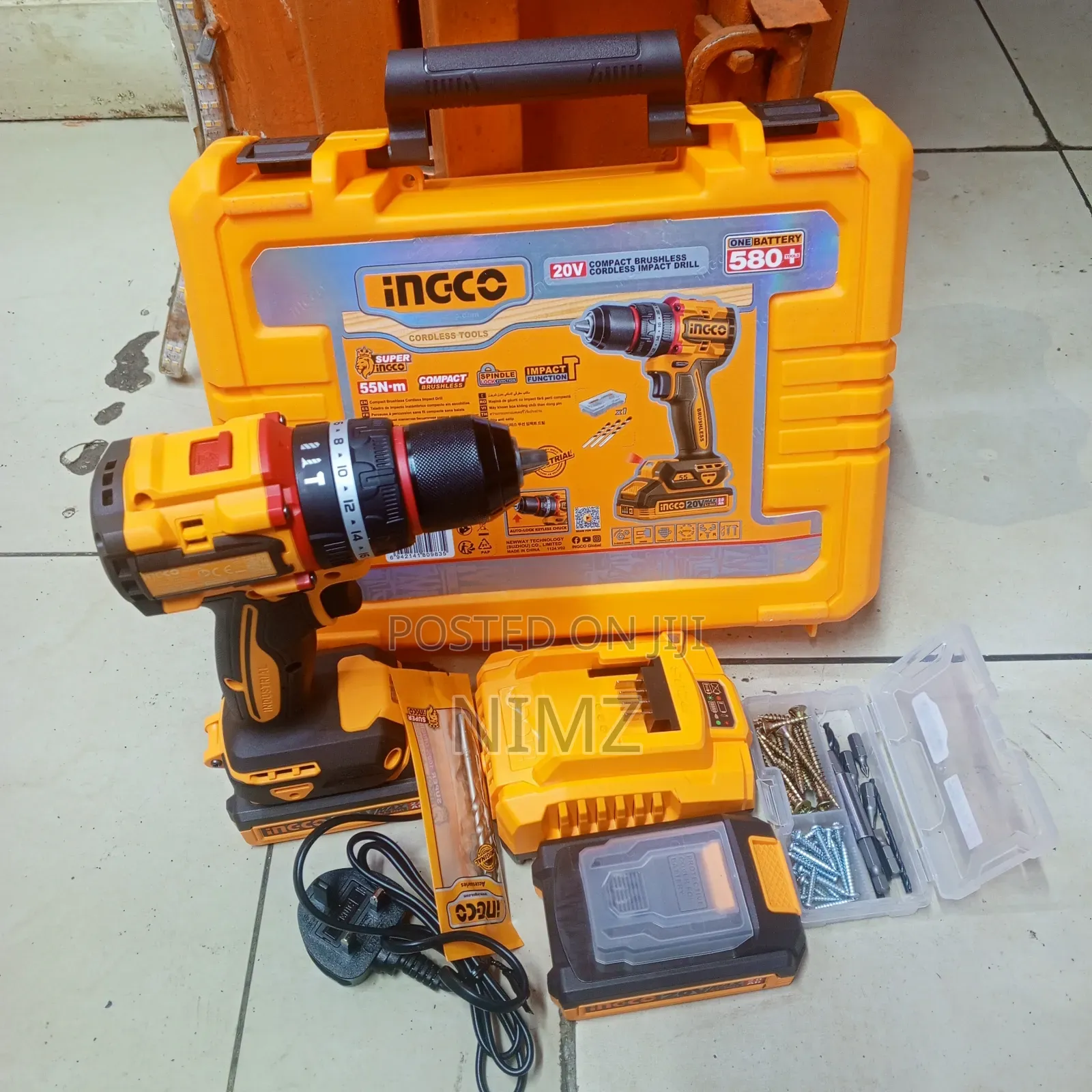 20v Li-on Compact Brushless Cordless Impact Drill