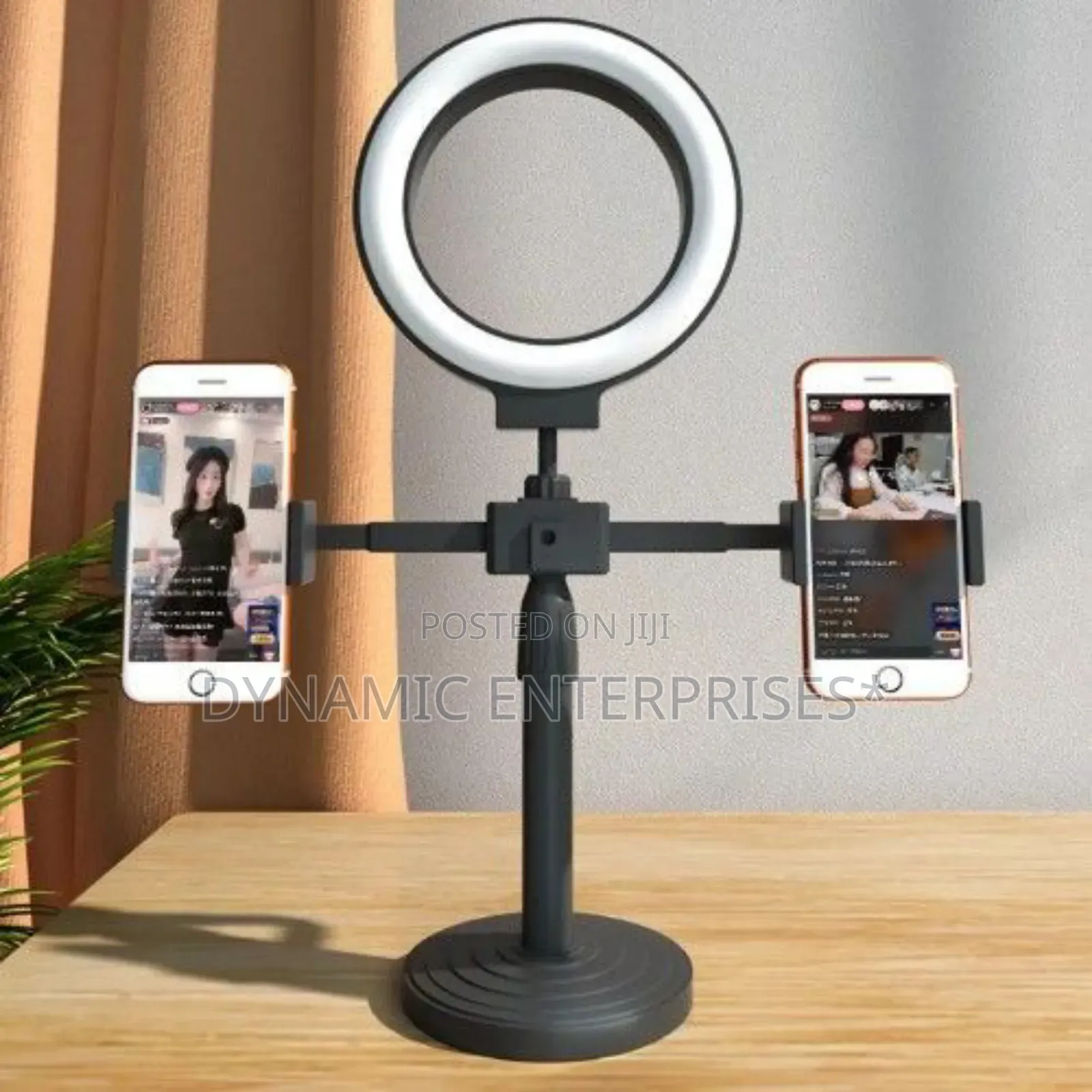 Double Stand Holder With 6inch Ringlight