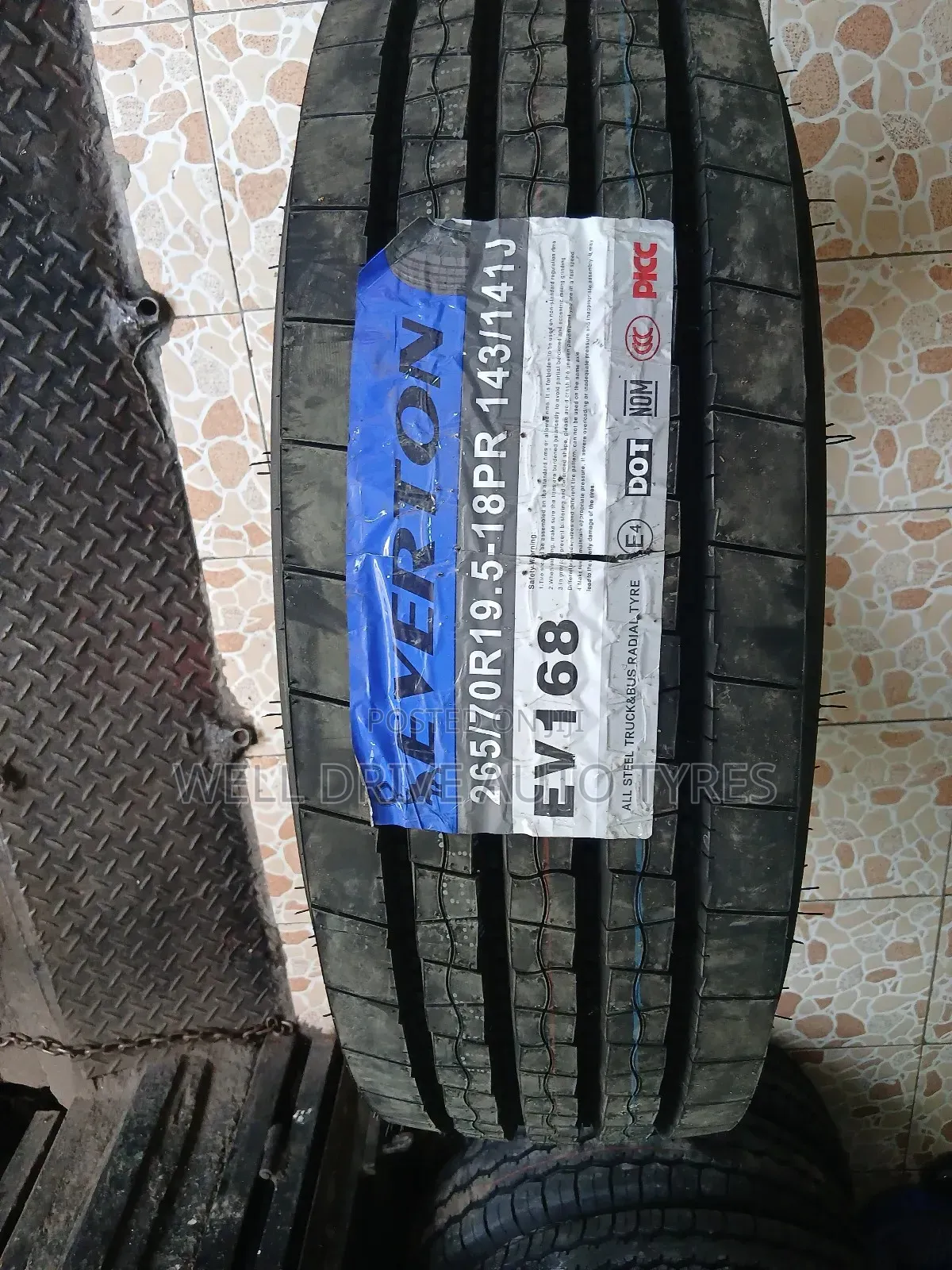 265/70r19.5 Evertone Tires Front and a/P