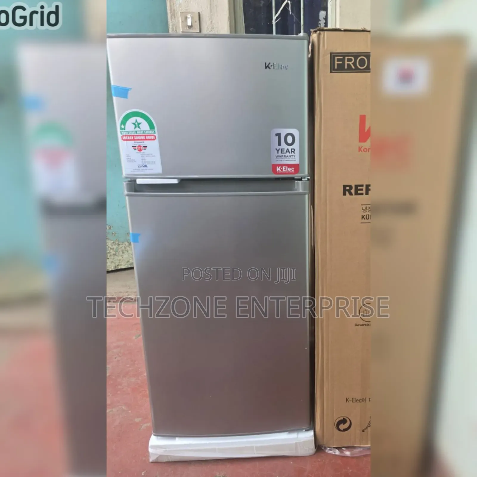 Klec 128 Litres Double Door Refrigerator With Korean Technology 